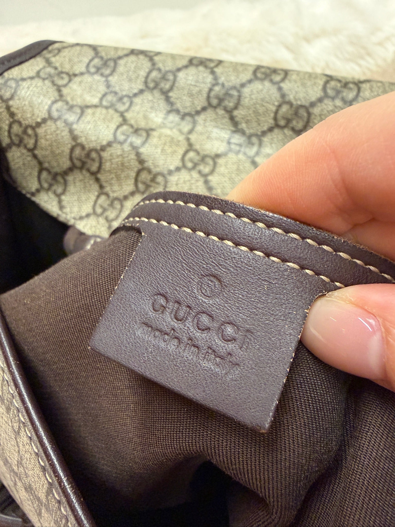 Gucci GG Canvas Messenger Bag