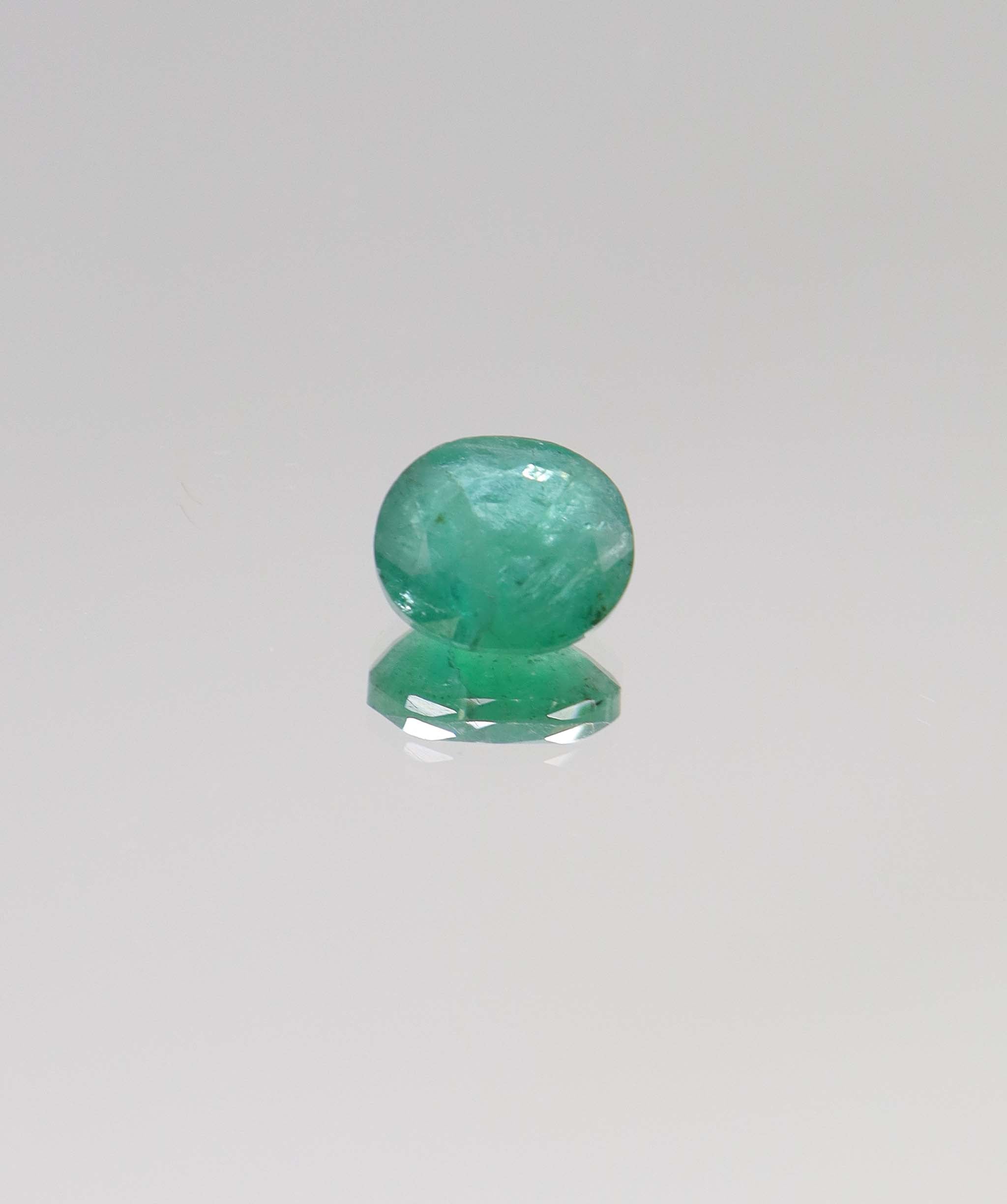3.3ct Oval Natural Zambian Emerald DXBCS6375