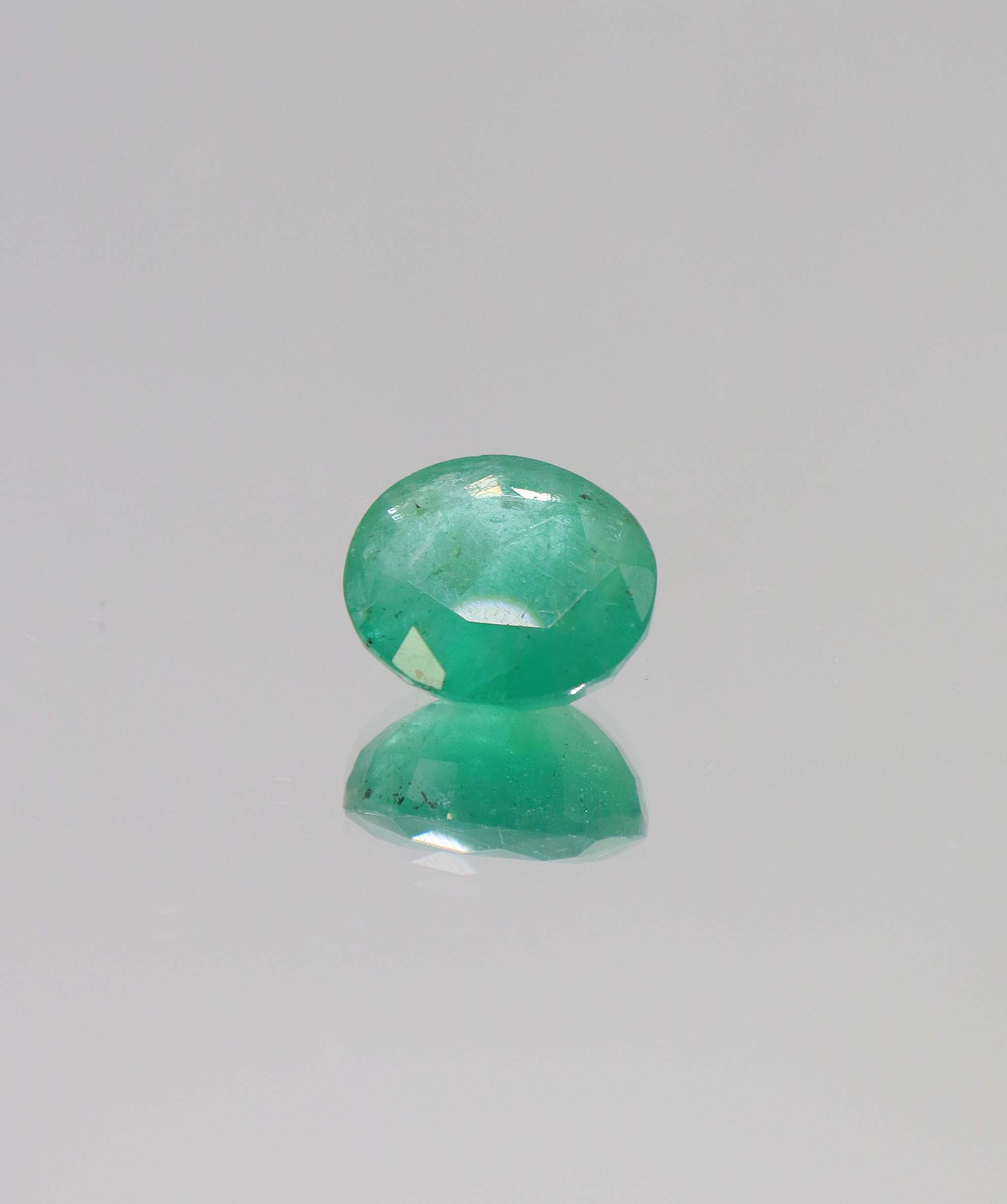 7.05ct Oval Natural Zambian Emerald DXBCS6356