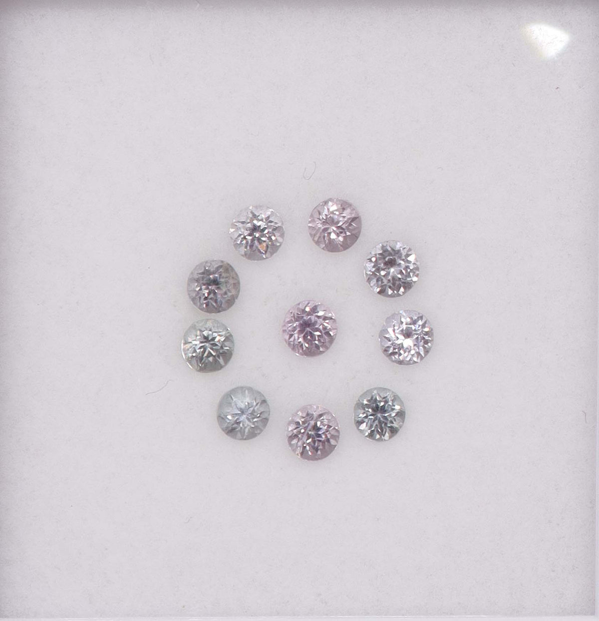 1.50ct Stormy Silver Spinel Melee Set DXBCS6313