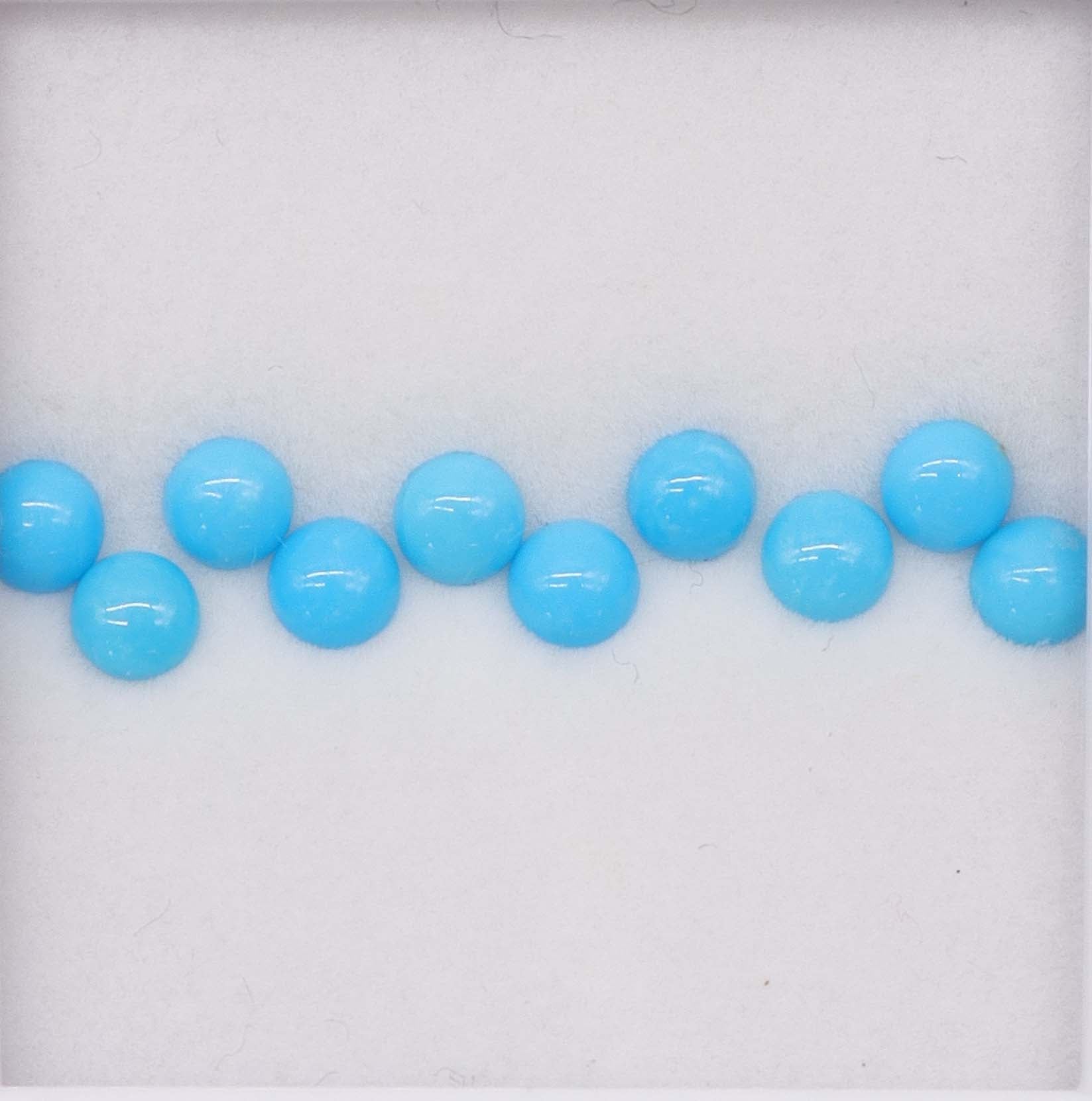 3.00ct Sleeping Beauty Turquoise Round Set 4mm (10 pcs) THAIC0003
