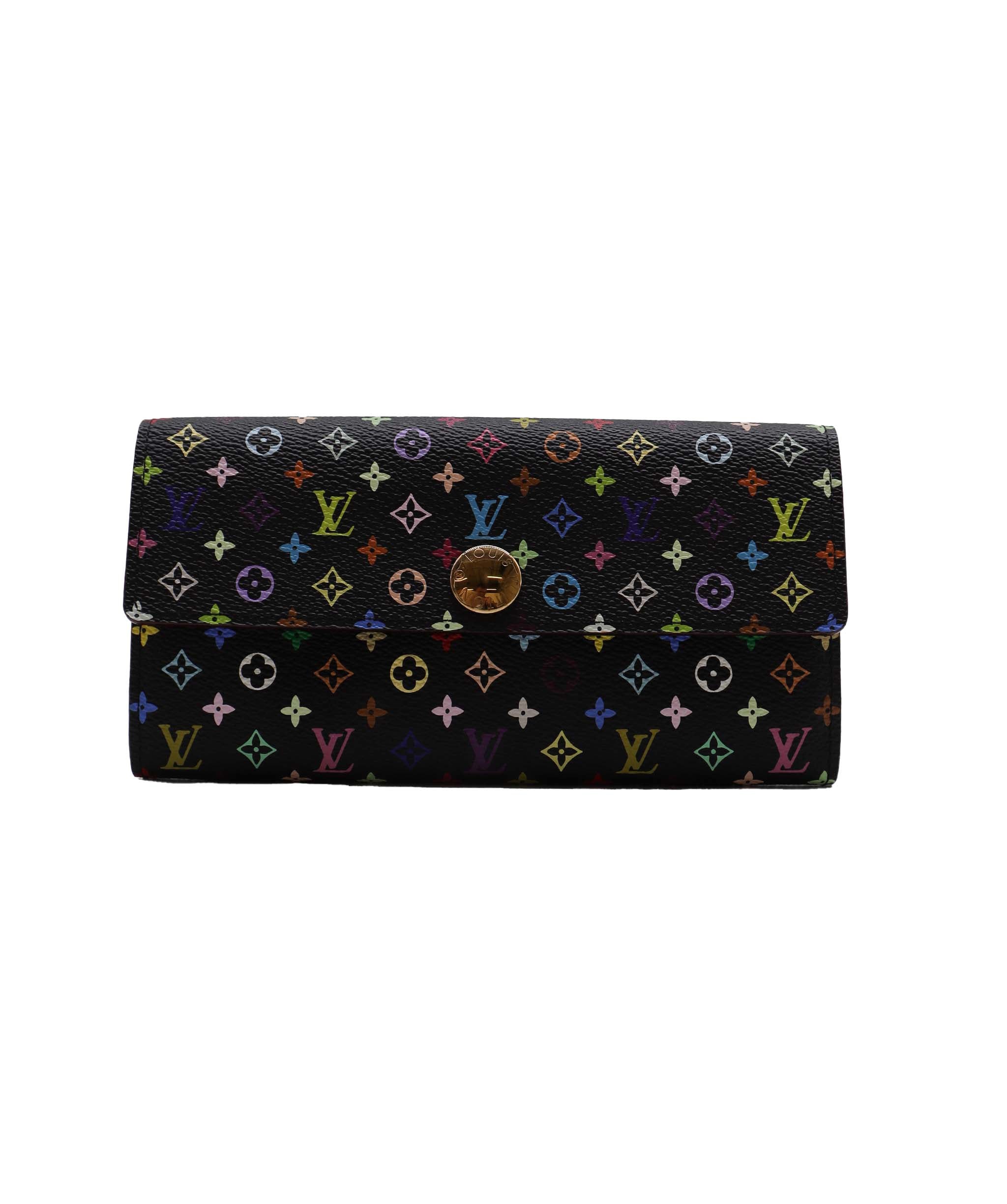 Authentic outlet Louis Vuitton Multicolor Sarah Wallet