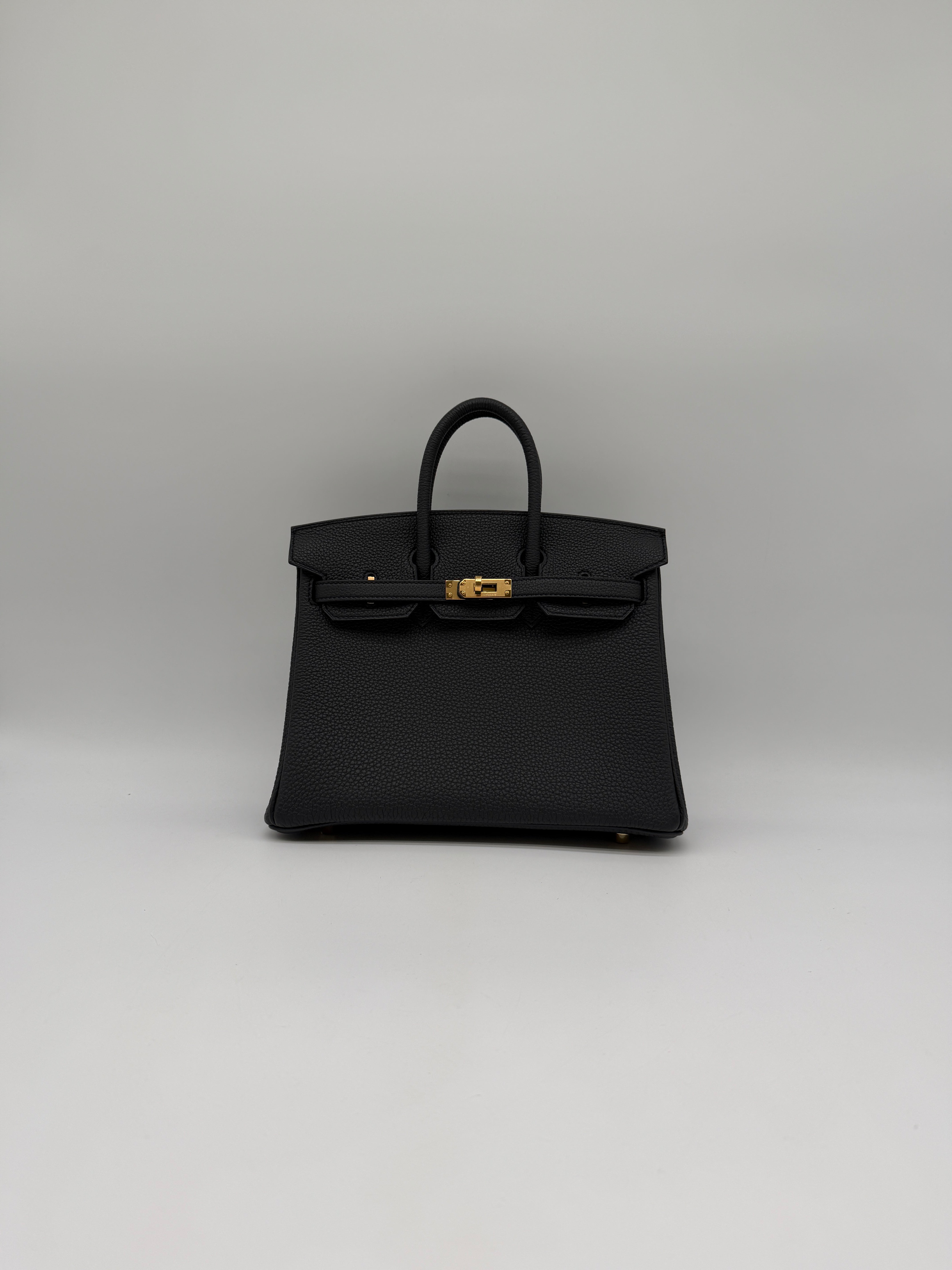 Hermès Birkin 25 Plomb Togo Gold Hardware
