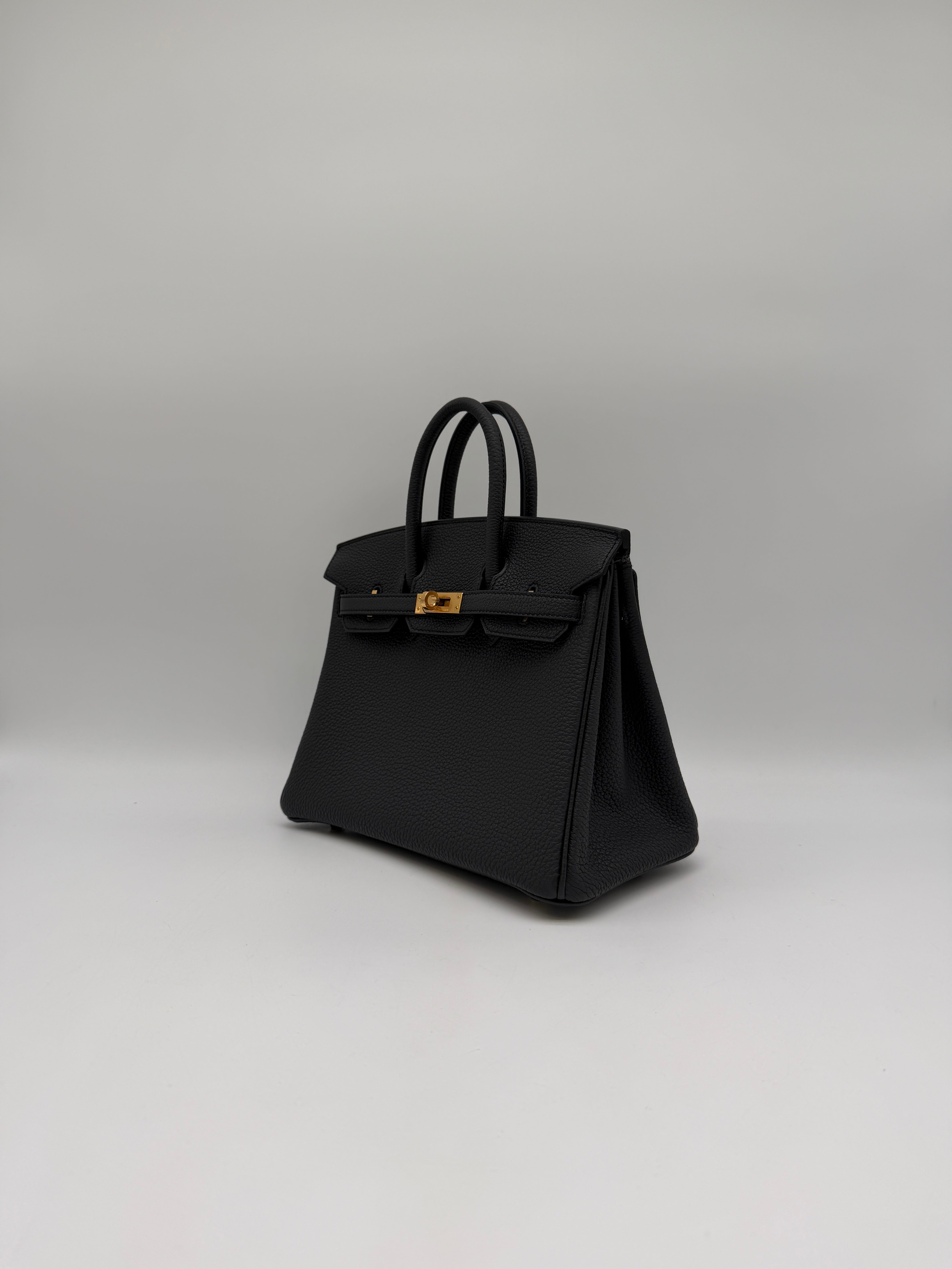 Hermès Birkin 25 Plomb Togo Gold Hardware