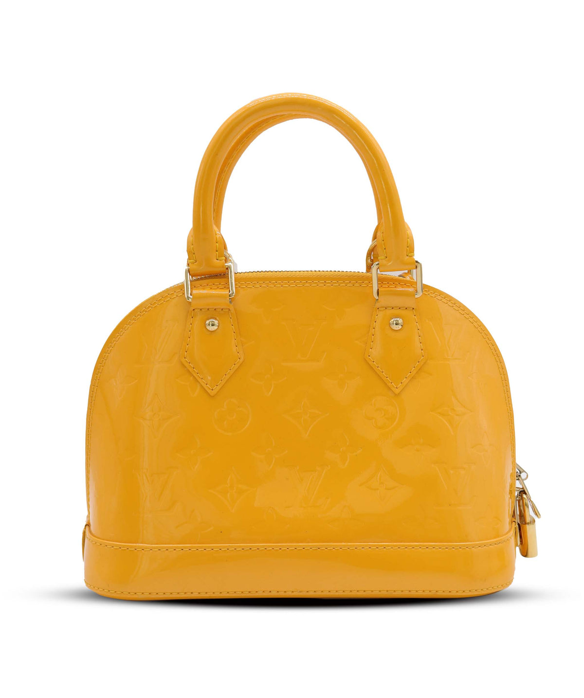 Louis Vuitton Alma BB Yellow Vernis ASC5334