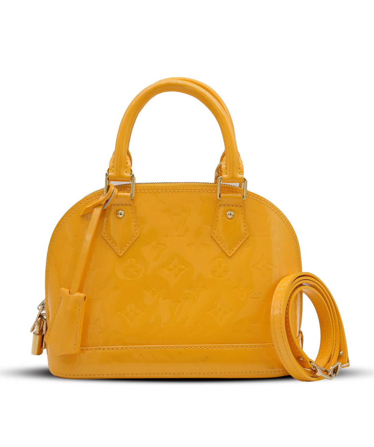 Louis Vuitton Alma BB Yellow Vernis ASC5334