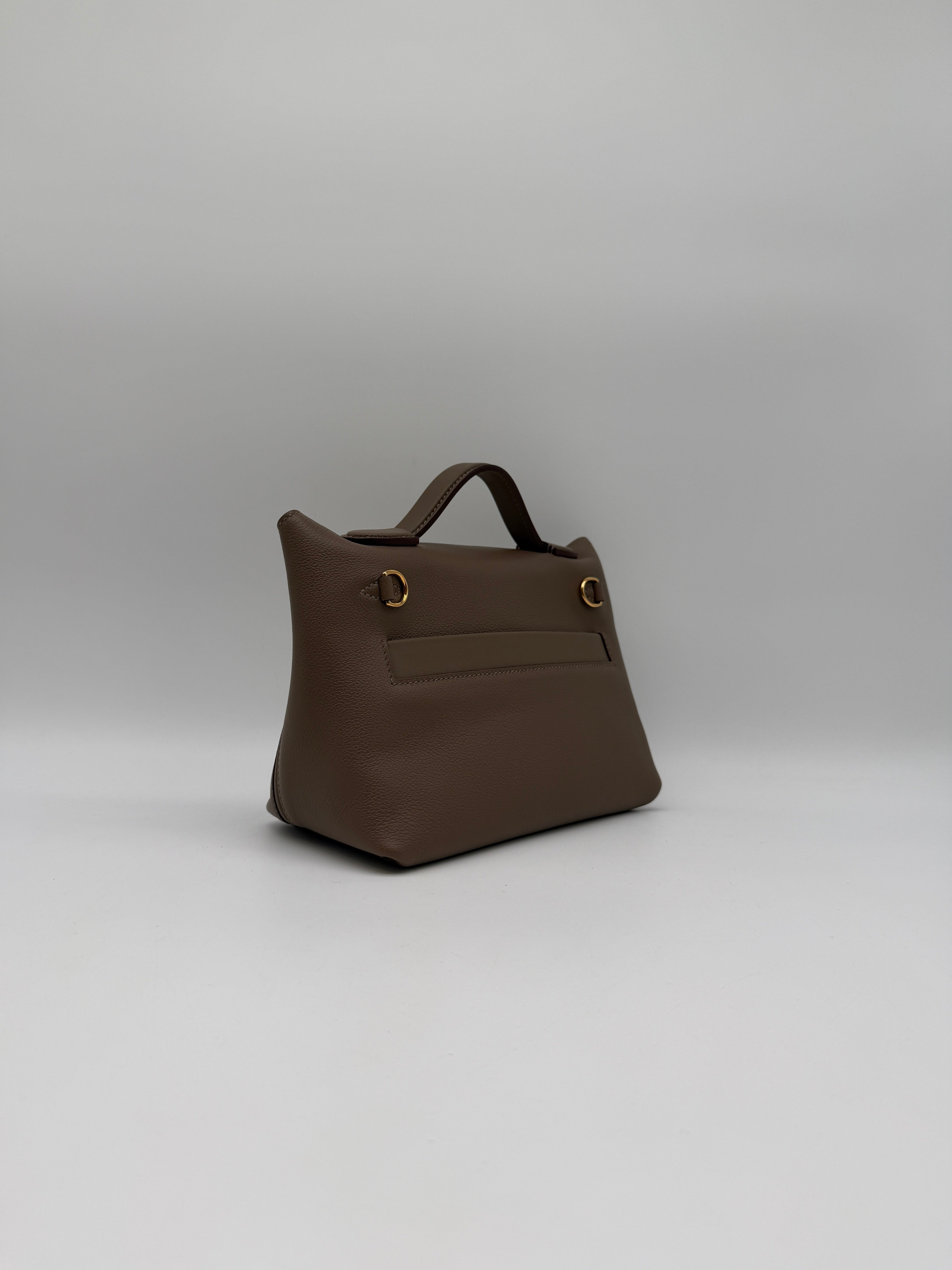 Hermès 24/24 - 21 Etoupe Evercolor/Swift Gold Hardware