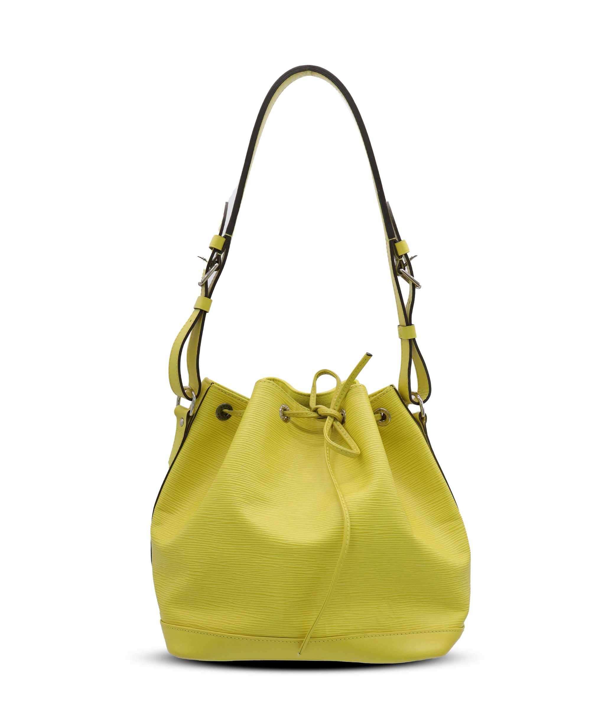 LOUIS VUITTON Epi Petit Noe Shoulder Bag Pistachian M40969 LV Auth MY159