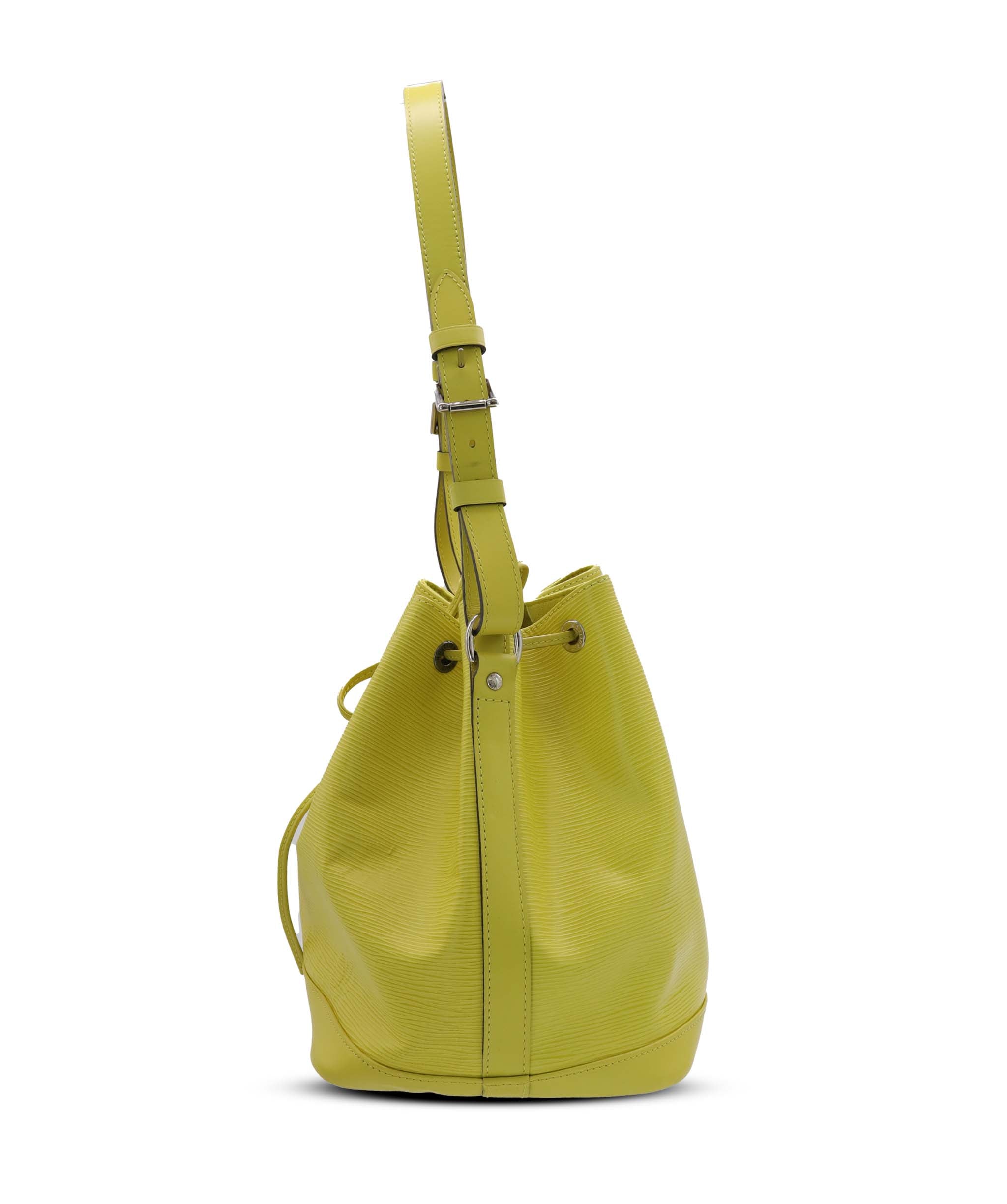 LOUIS VUITTON Epi Petit Noe Shoulder Bag Pistachian M40969 LV Auth MY159