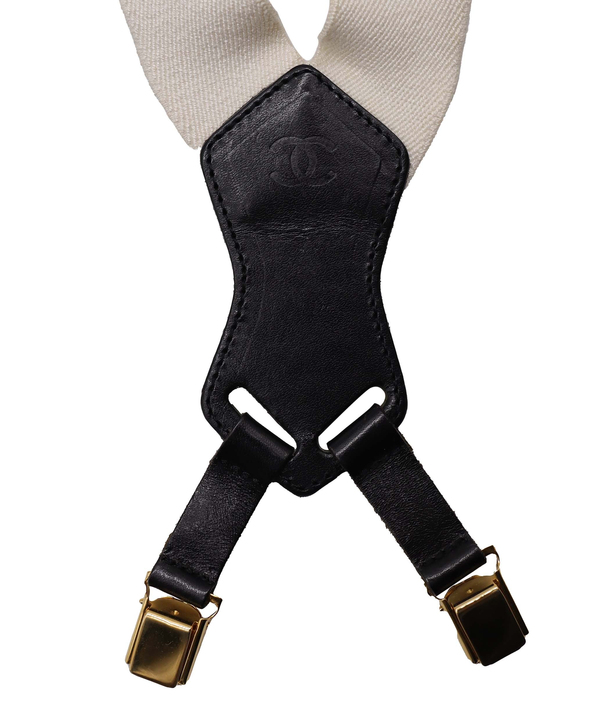 Chanel Logo Suspender White  DXBK0099