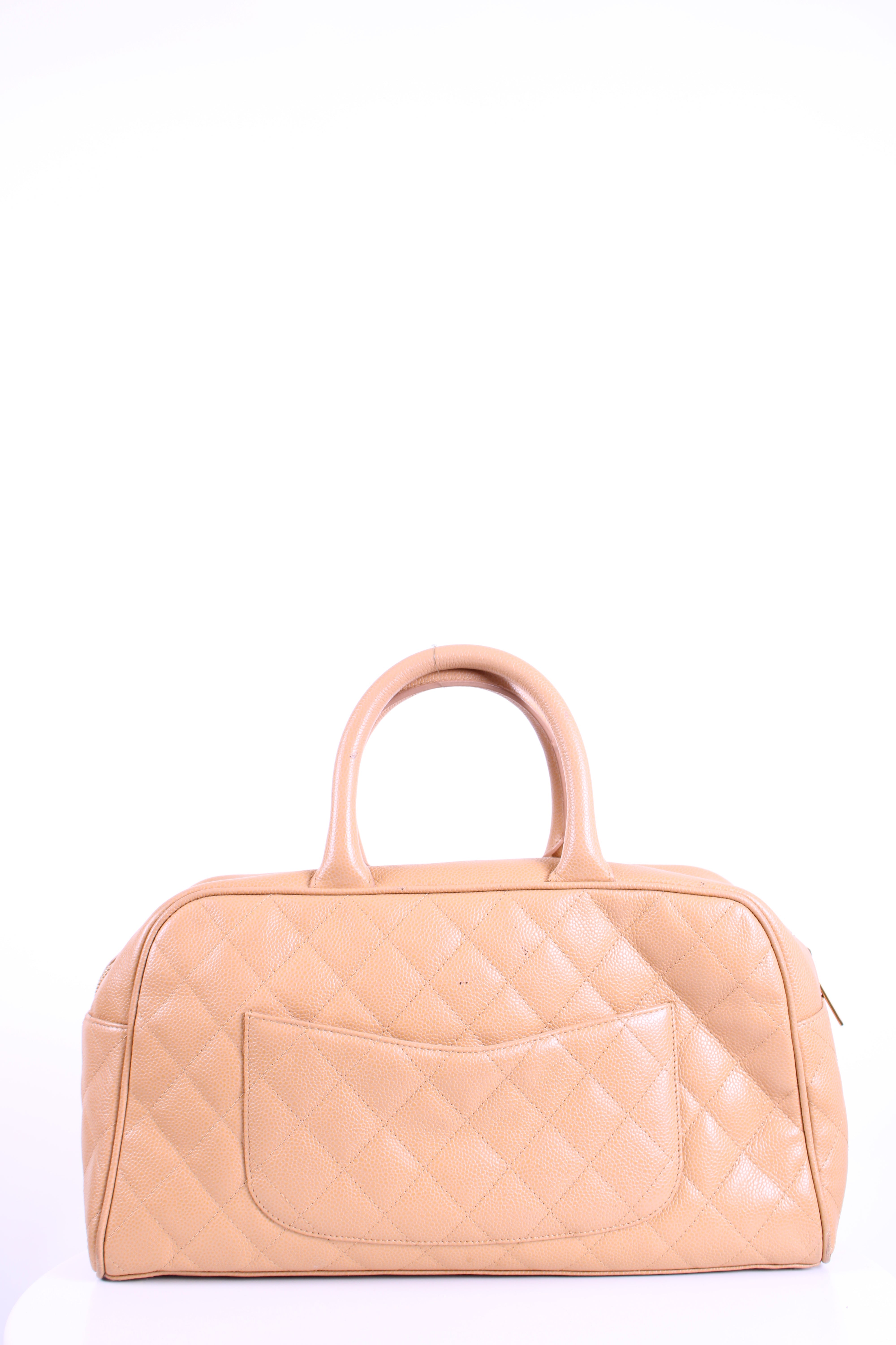 Chanel Bowling Bag Beige