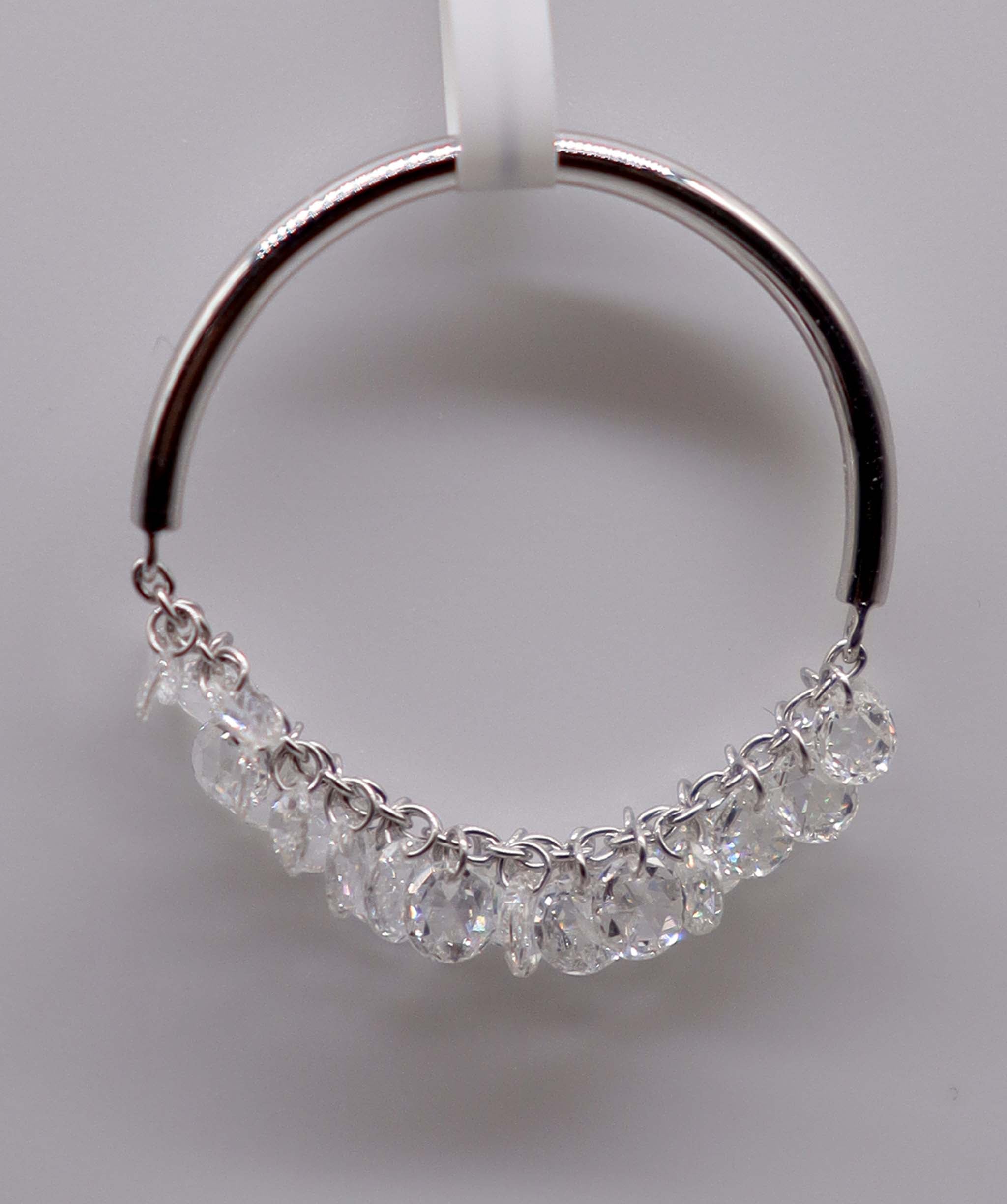 1.21ct Rose Cut Diamond Ring White Gold R4425