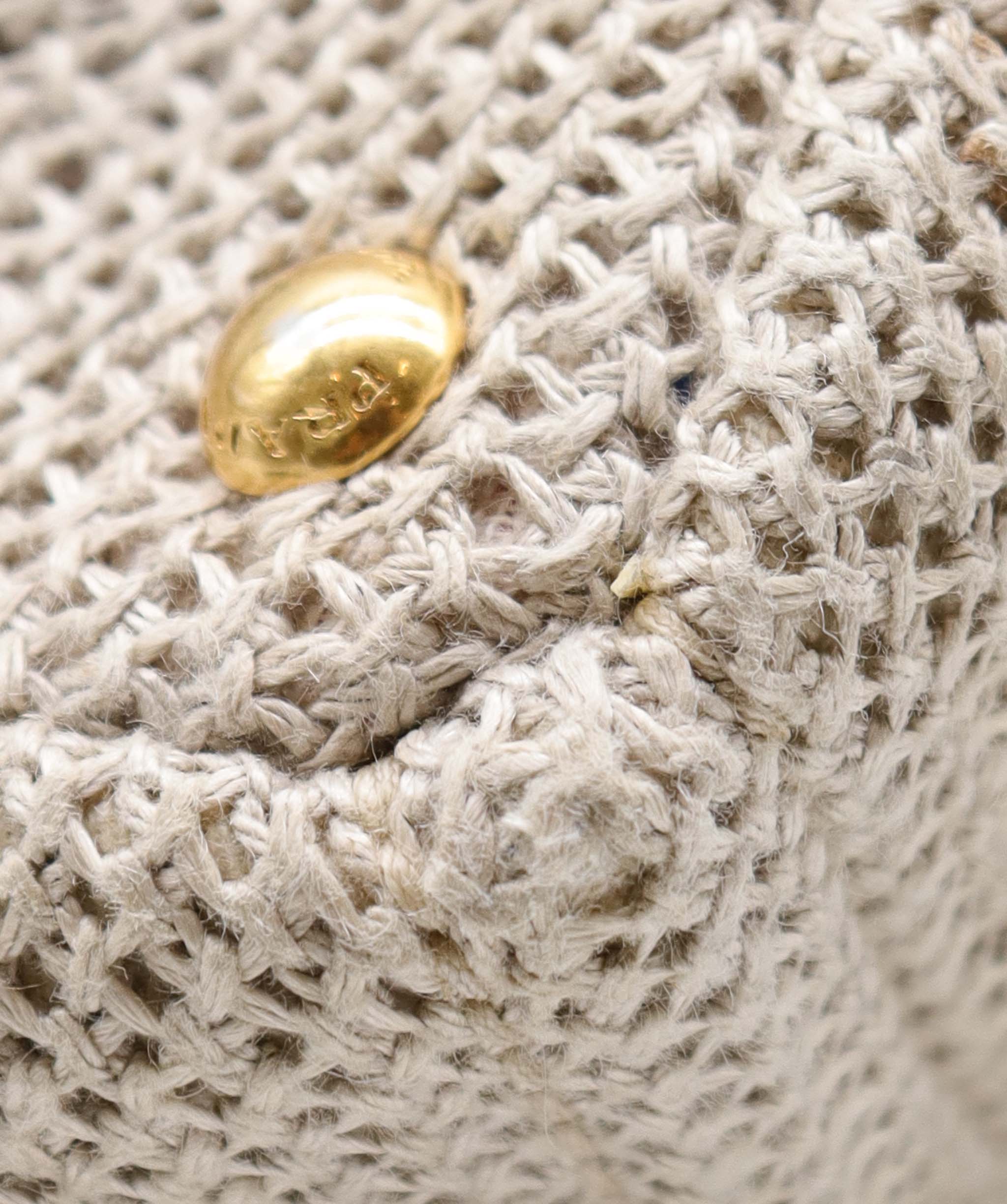 Prada 2Way Tote Bag Canapa Beige  DXBS6073