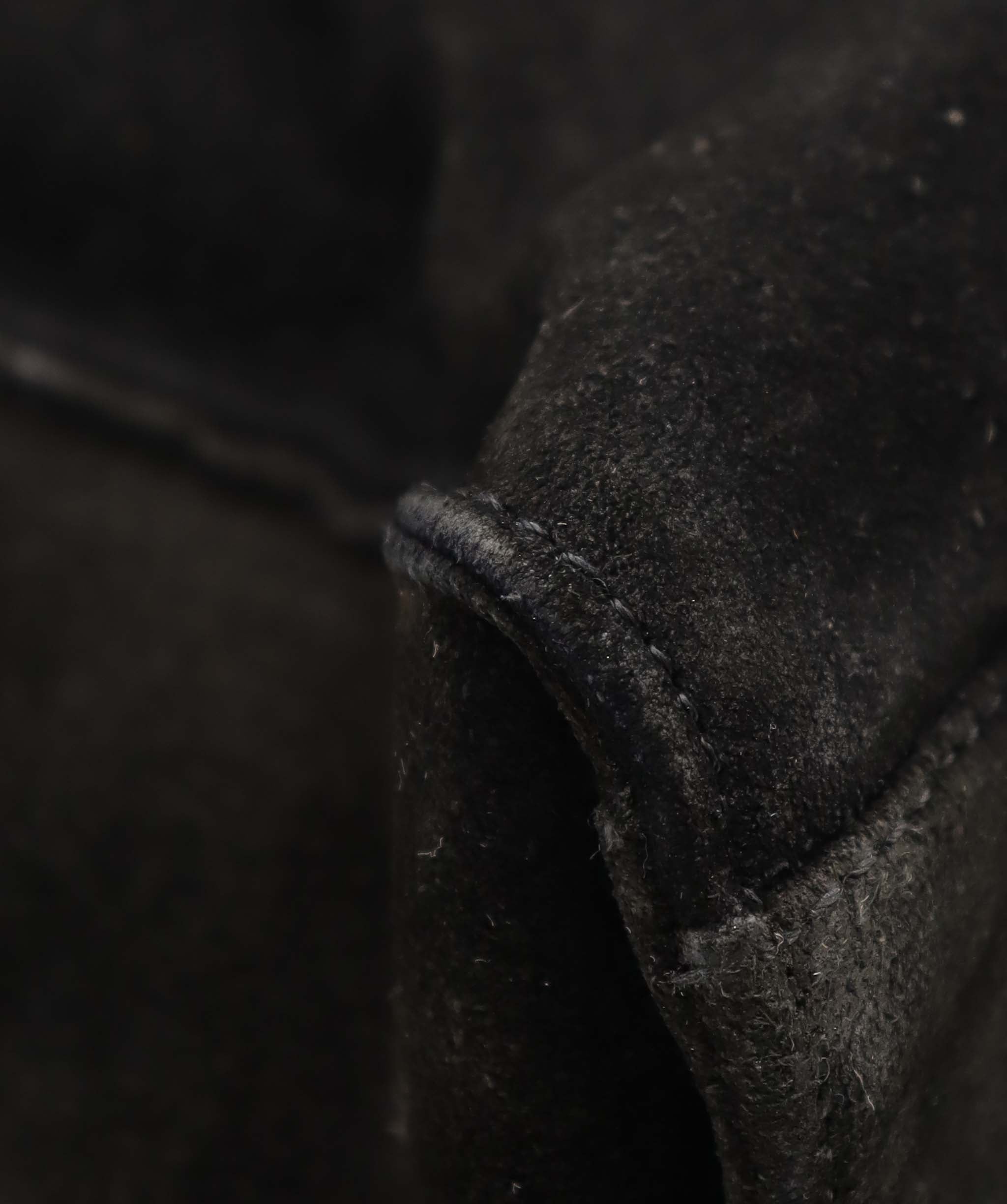 Chanel CC Suede Shoulder Bag Black DXBS6052