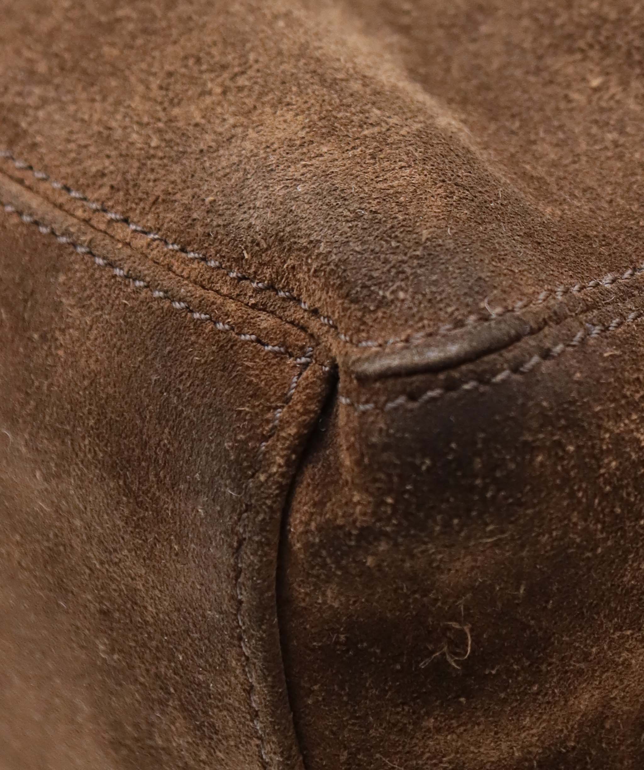 Chanel CC Fringe Tote Bag Brown Suede  DXBS6055