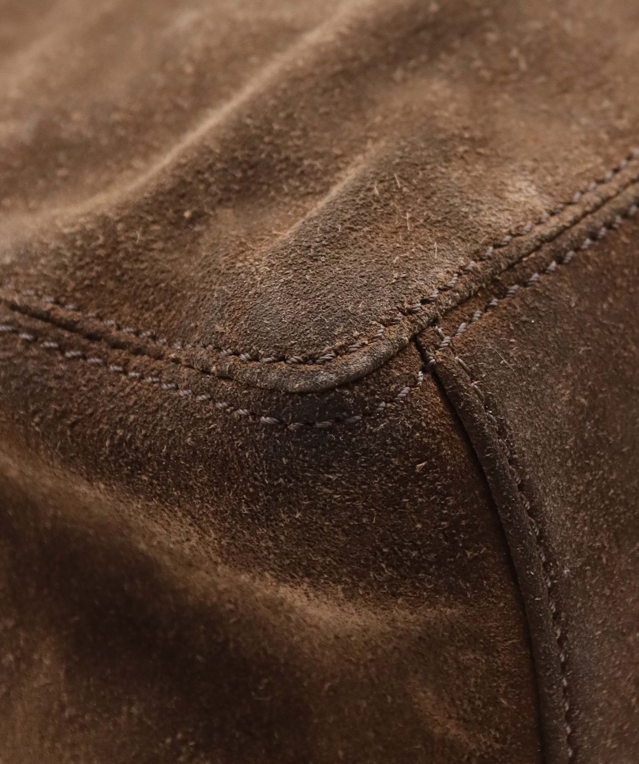 Chanel CC Fringe Tote Bag Brown Suede  DXBS6055