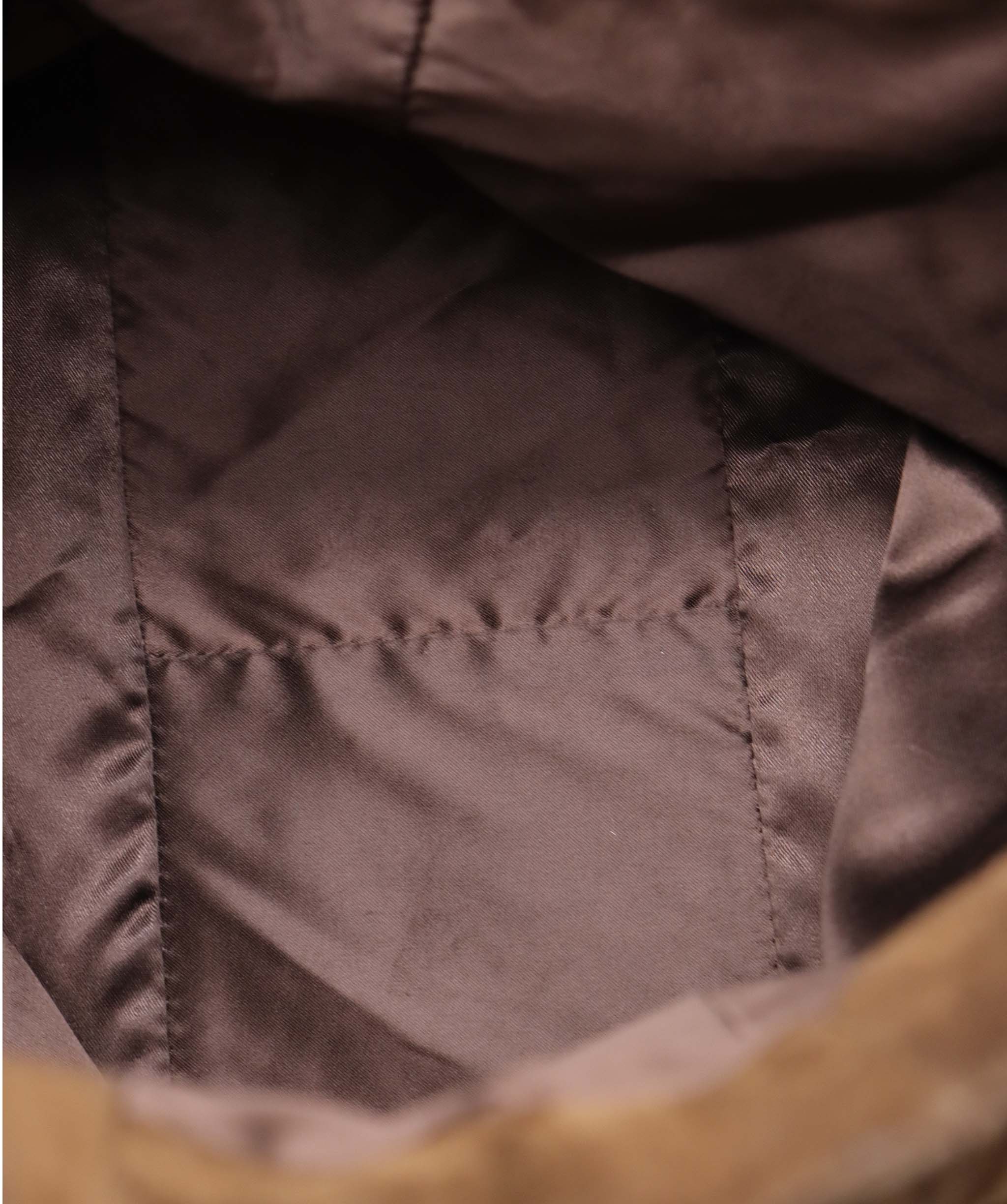 Chanel CC Fringe Tote Bag Brown Suede  DXBS6055