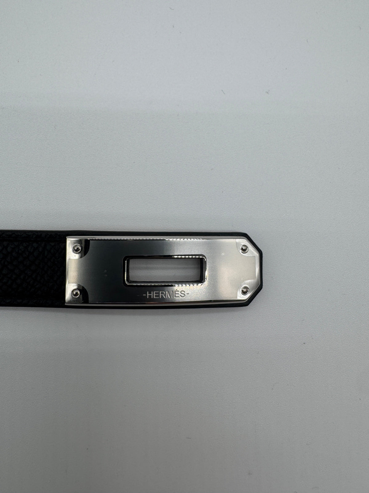 Hermès Kelly 18 Belt Noir Palladium Hardware