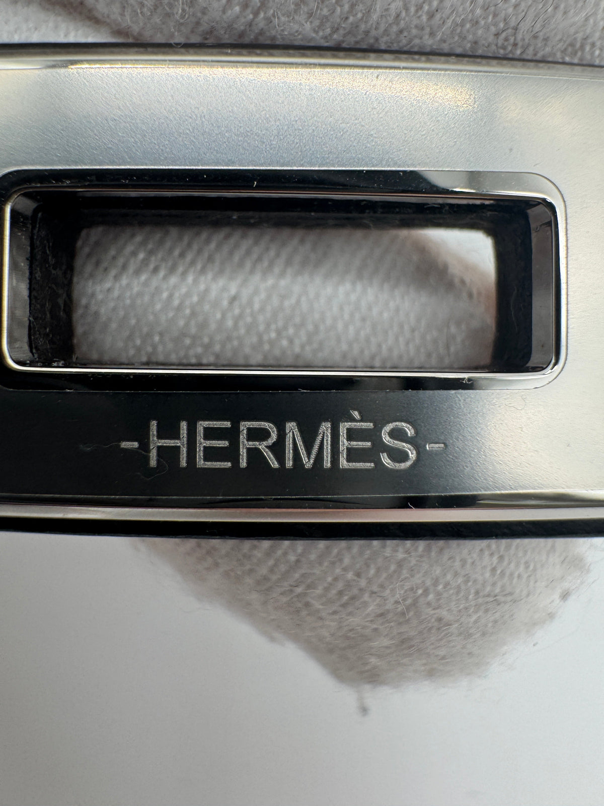 Hermès Kelly 18 Belt Noir Palladium Hardware