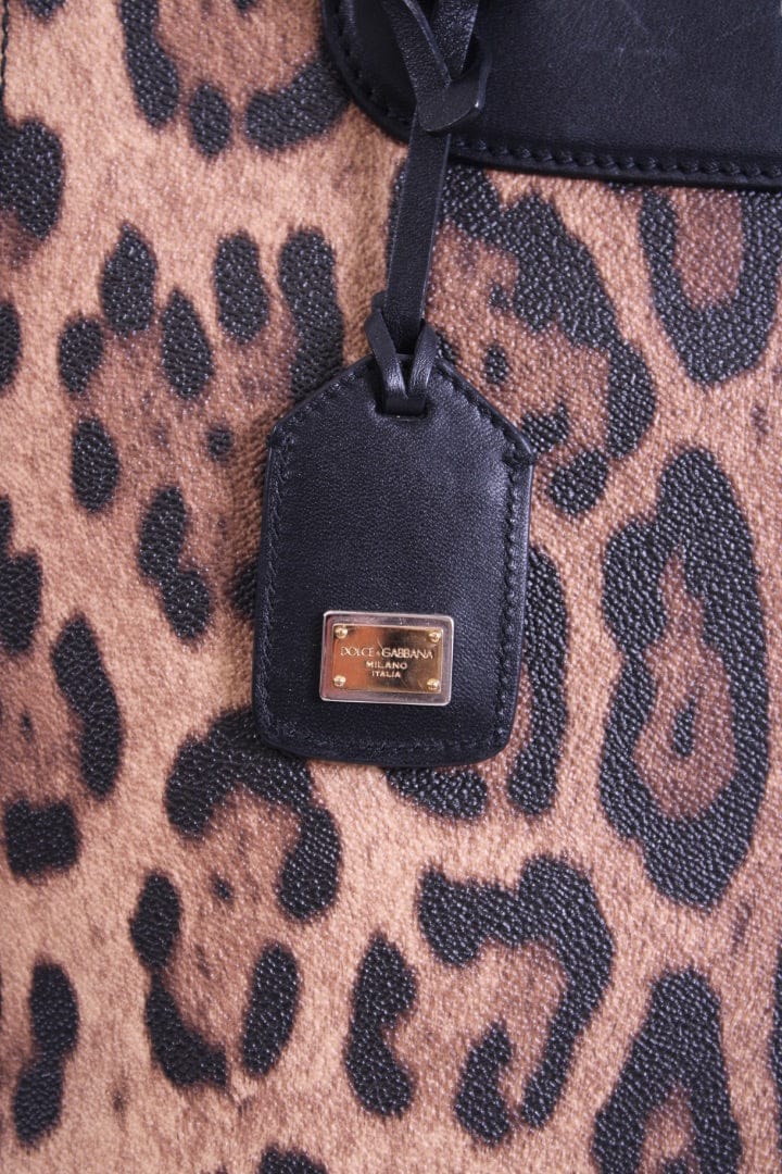 Dolce & Gabbana Tote Bag Leopard Print