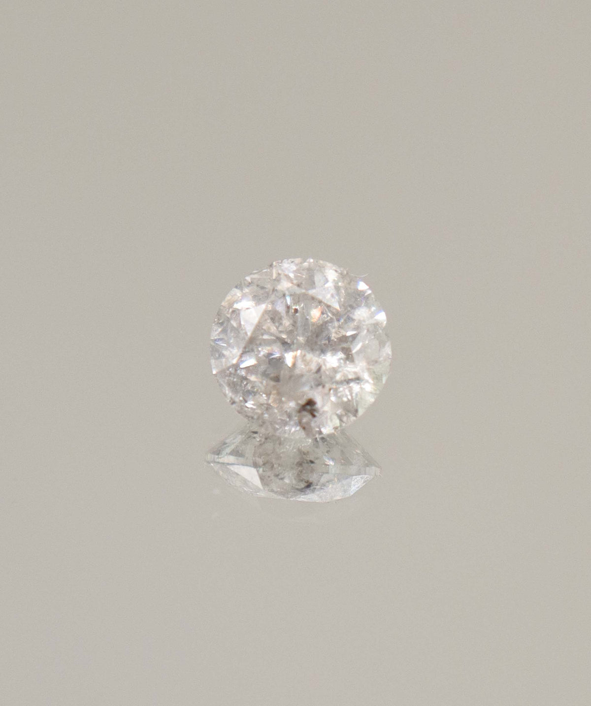 2.04CT SALT  &  PEPPER  ROUND DIAMOND DXBS6732