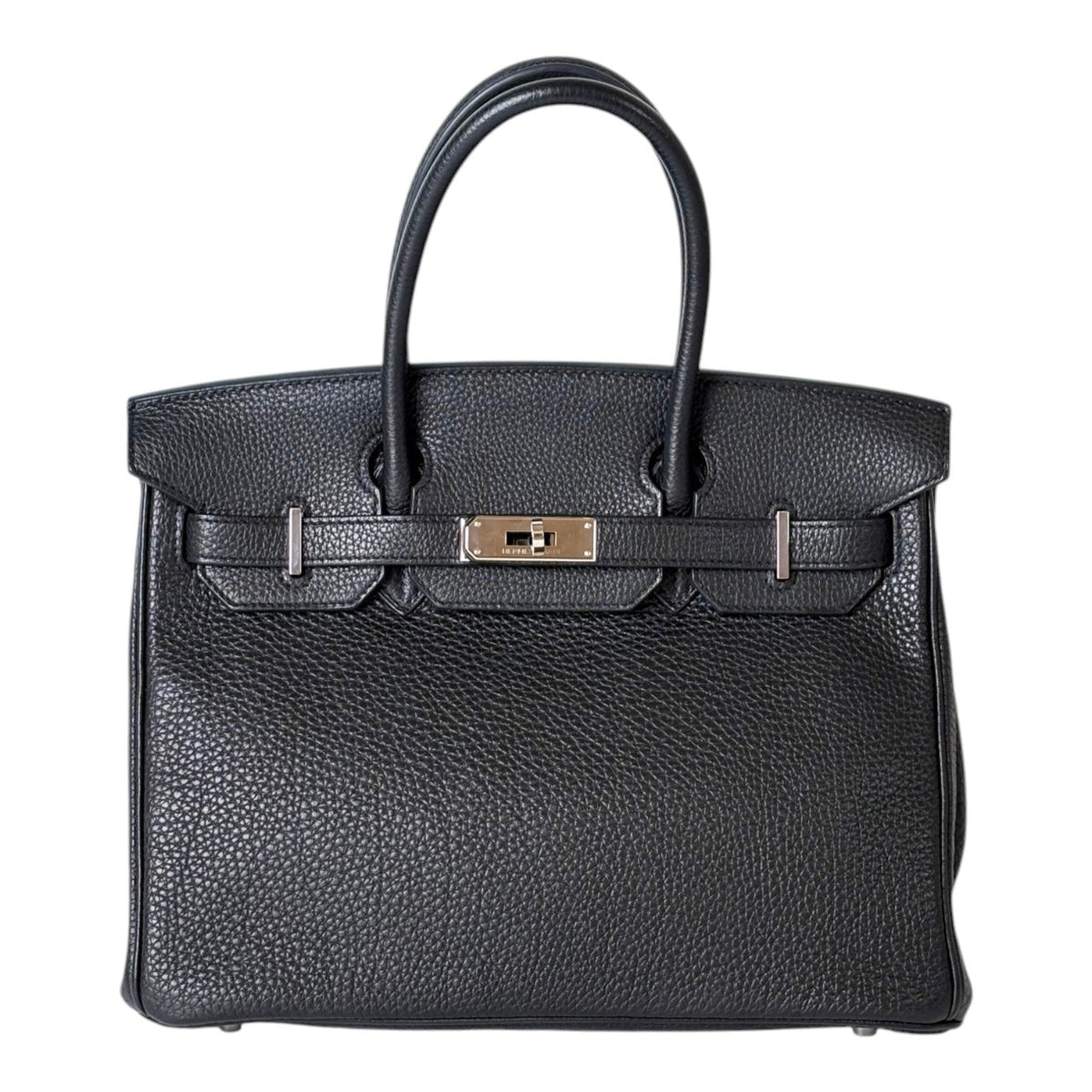 Hermes Birkin 30cm in Black Togo with PHW - Full Set