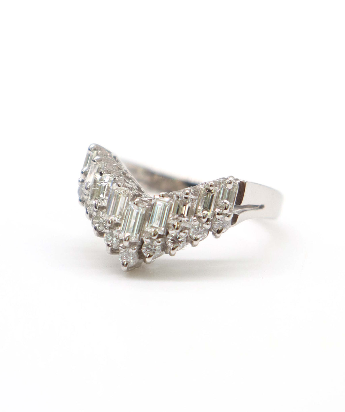 Diamond Ring 1.0 in Pt900 DXBS6735