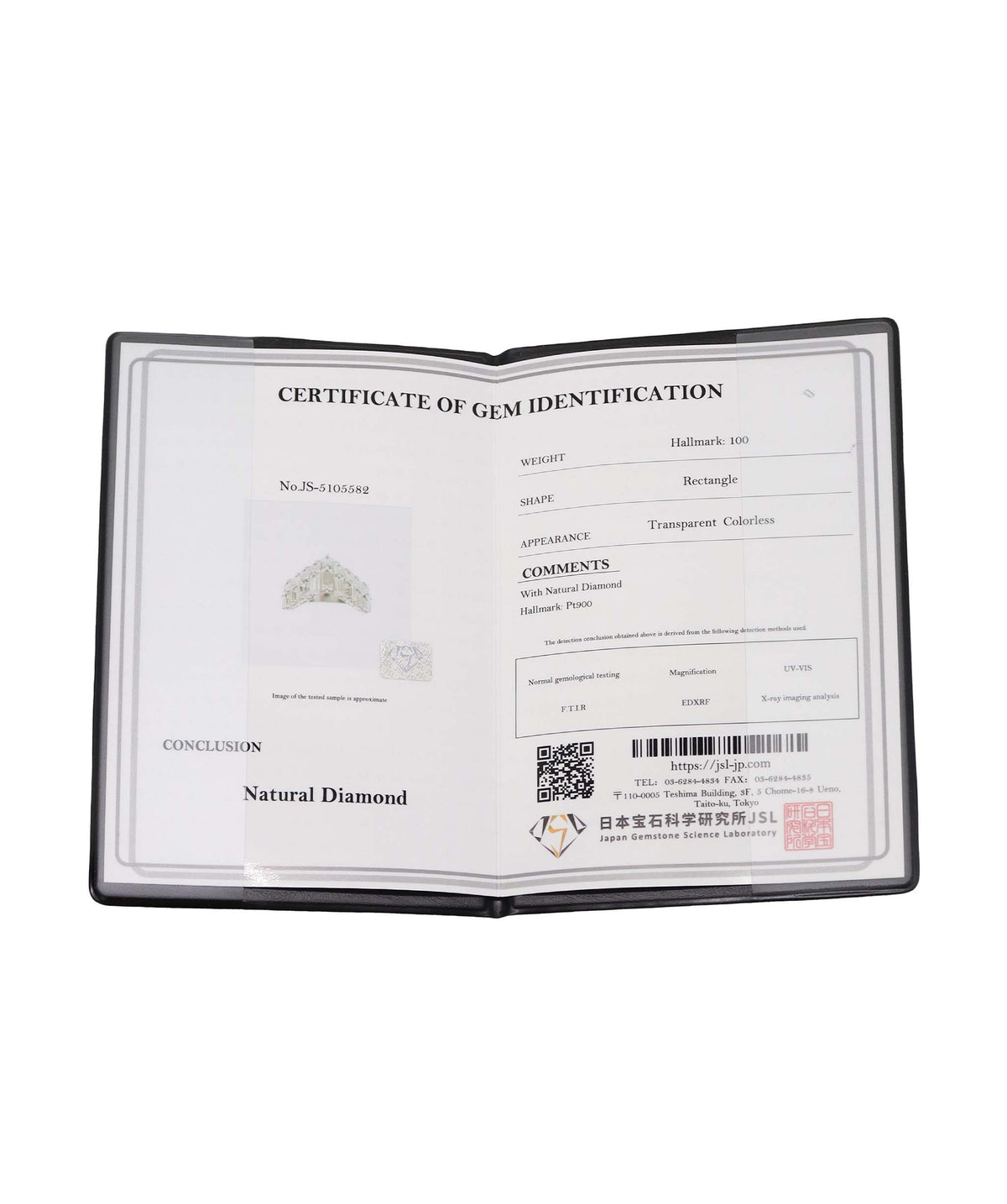 Diamond Ring 1.0 in Pt900 DXBS6735