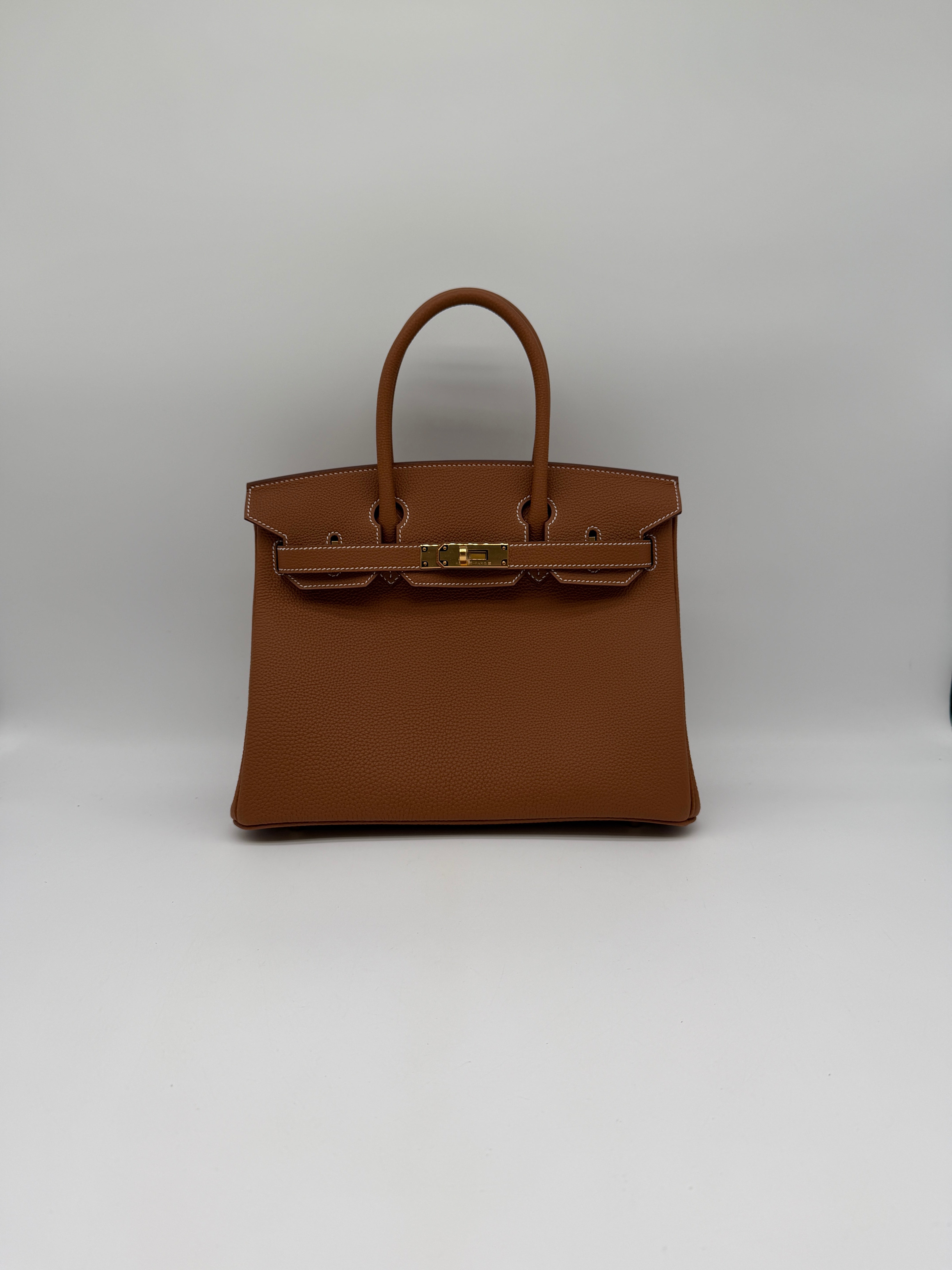 Hermès Birkin 30 Gold Togo Gold Hardware