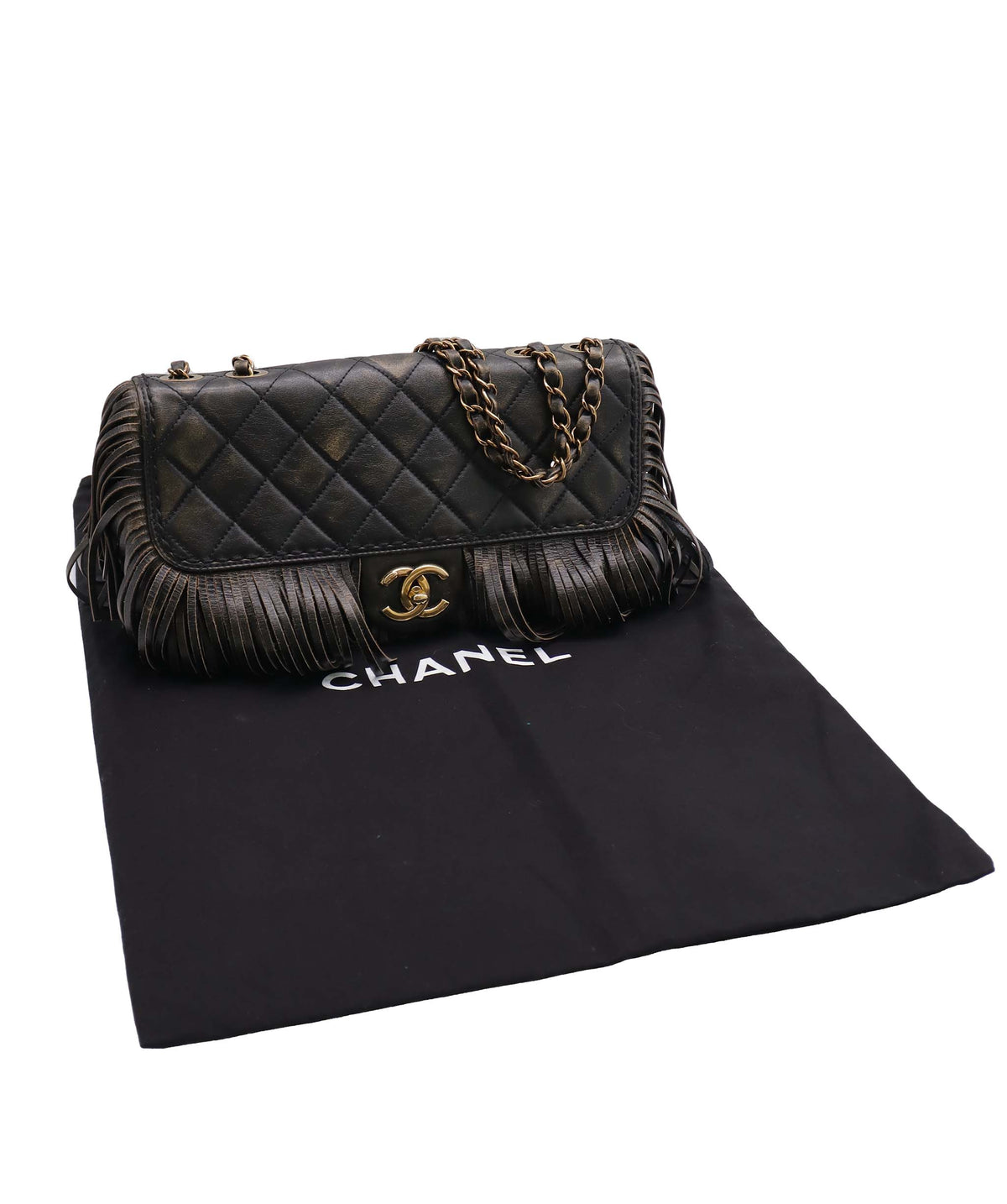 CHANEL PARIS DALLAS FRINGE FLAP DXBS6741