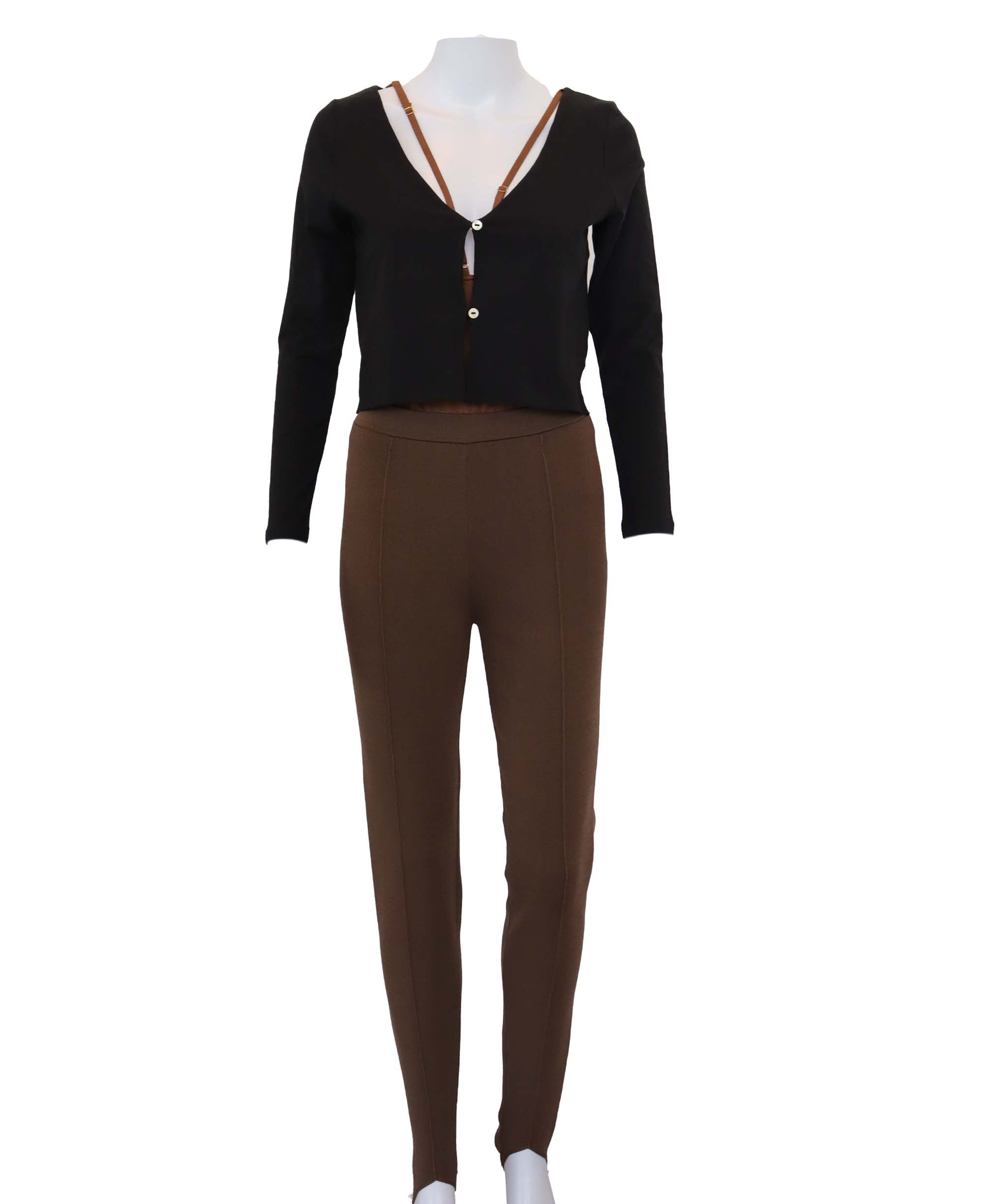 1 Jumpsuit, 1 tights, 1 long sleeve top Klayd, Dodo Bar Or, Nanushka ASC7165