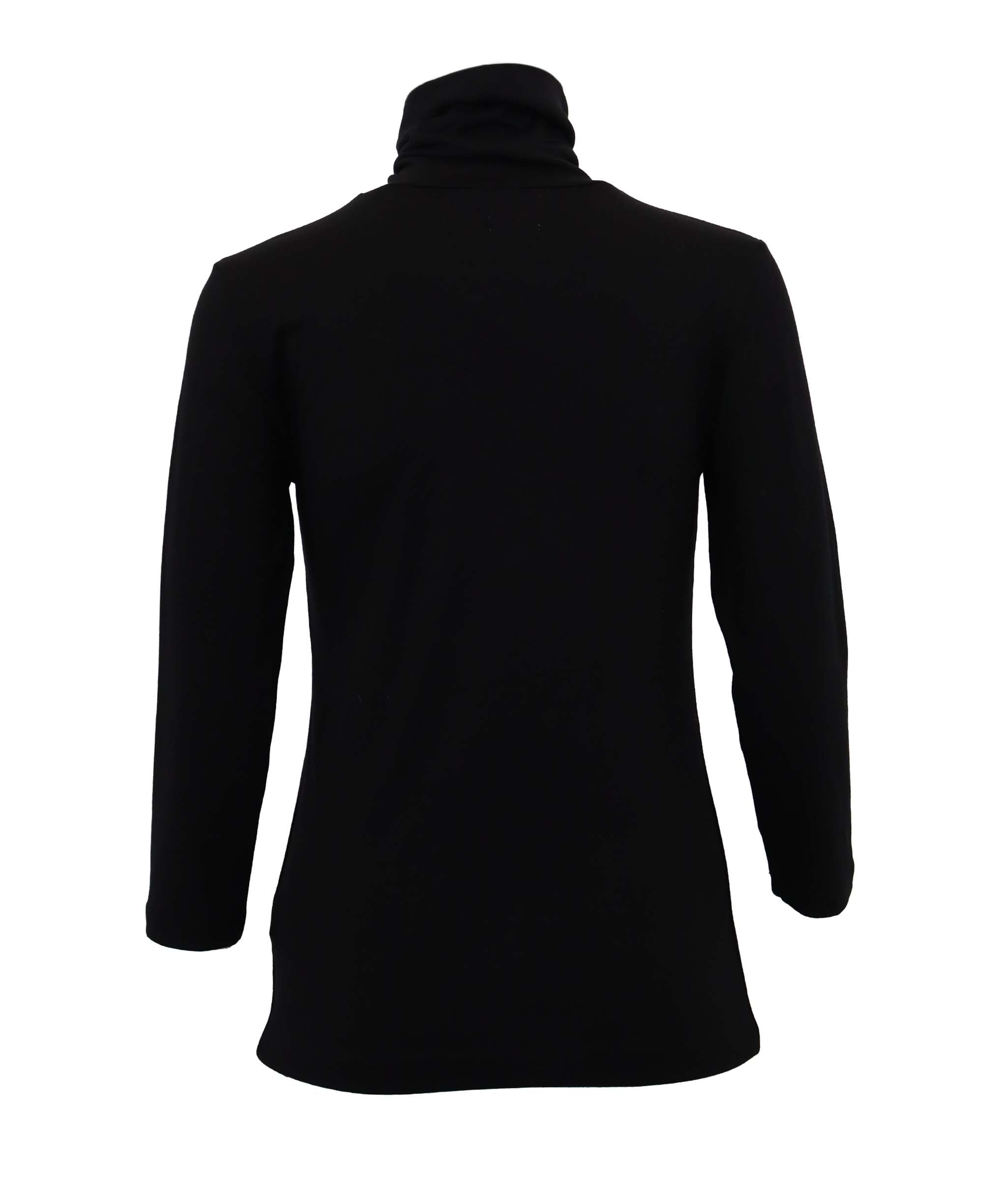 Turtle neck top L'Agence Black ASC7149