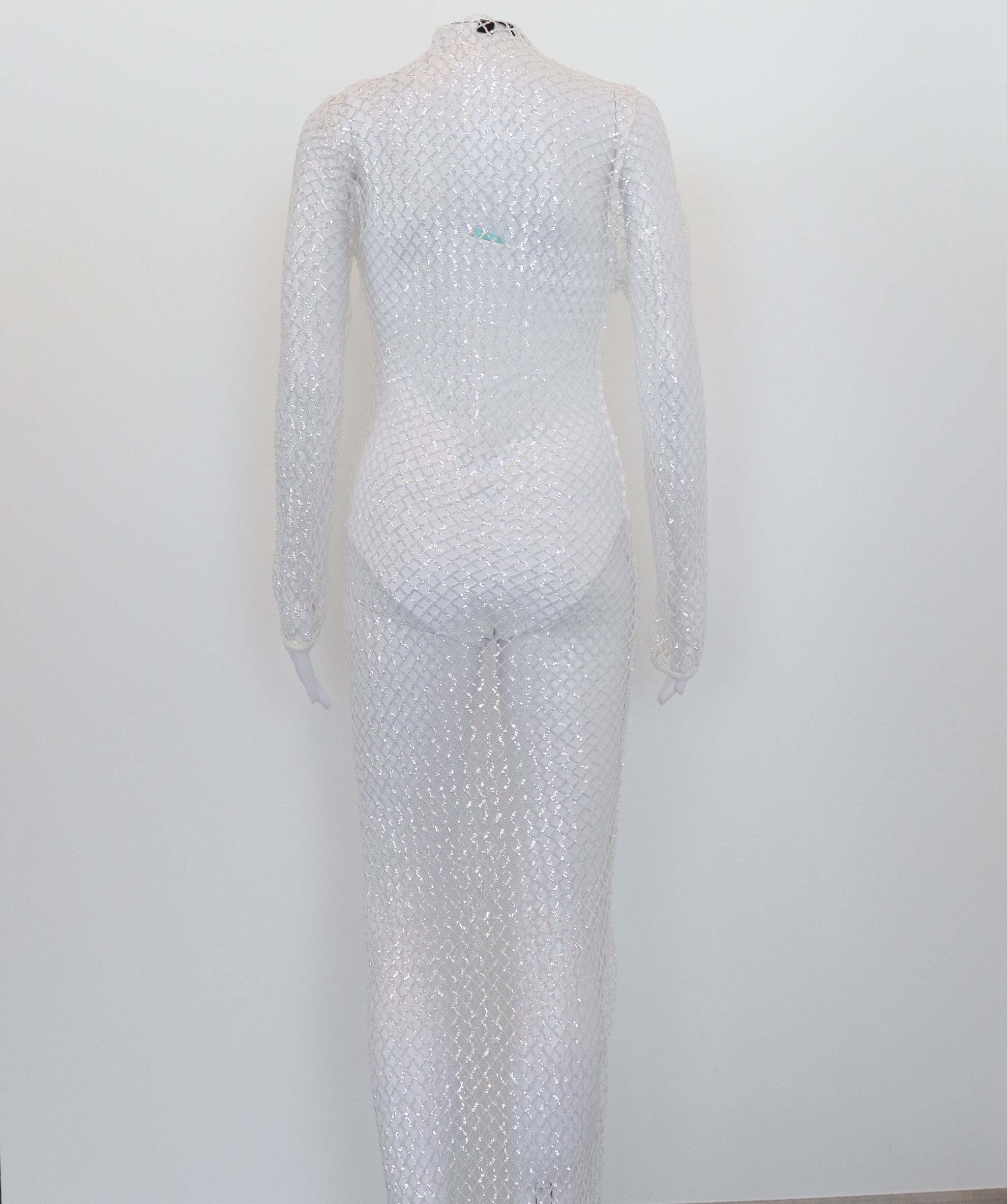 Cover up dress Delfi Collective white ASC7156