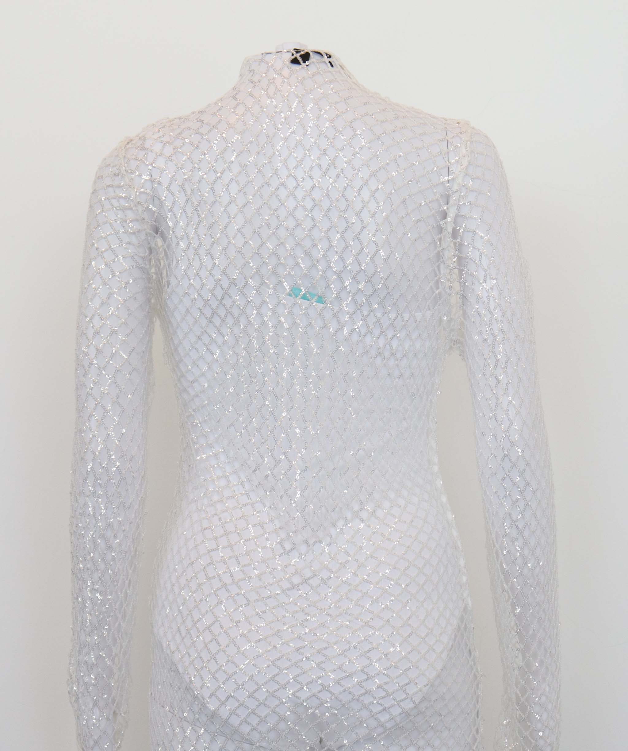Cover up dress Delfi Collective white ASC7156