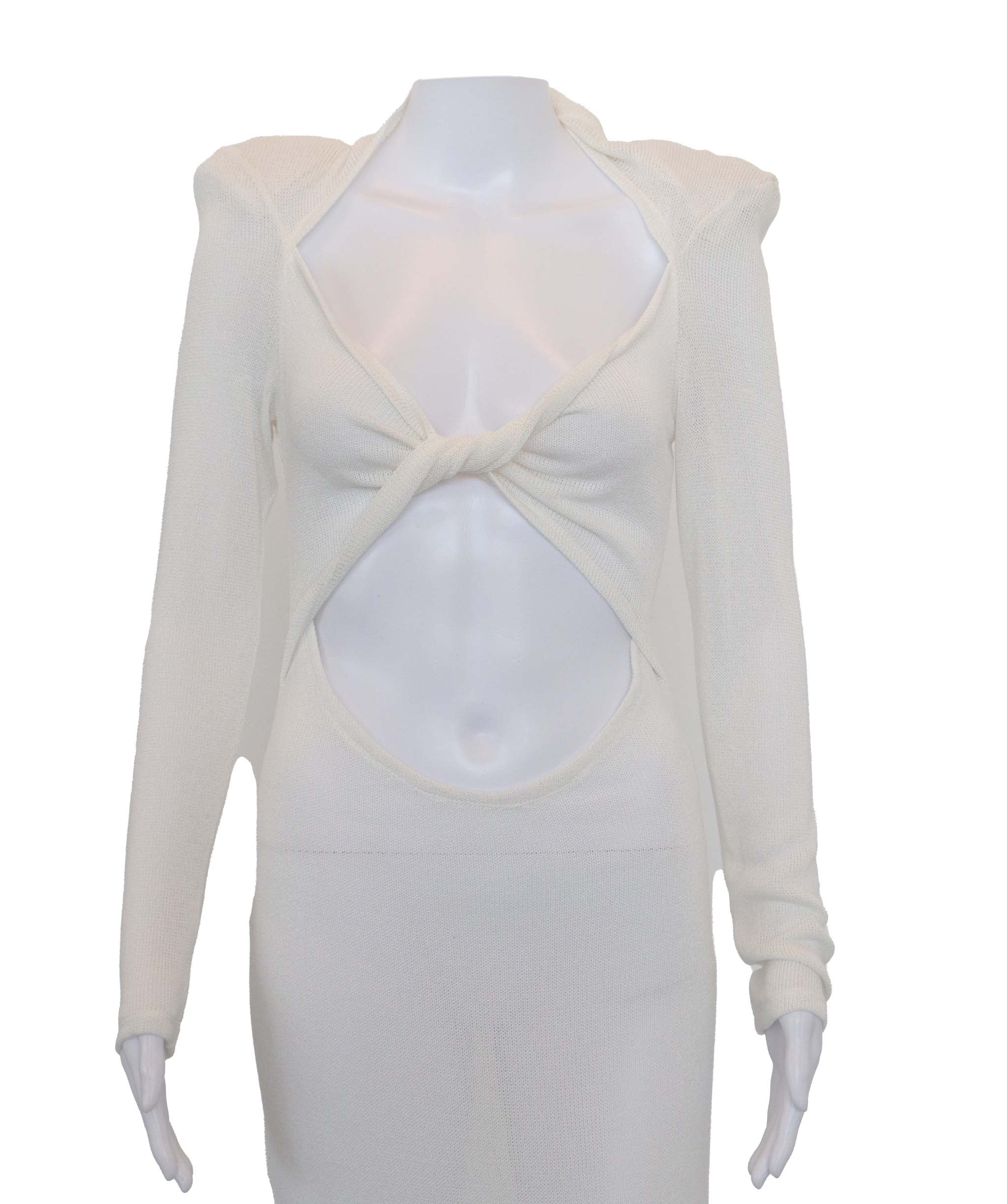Cover up dress Bronx and Banco white ASC7158