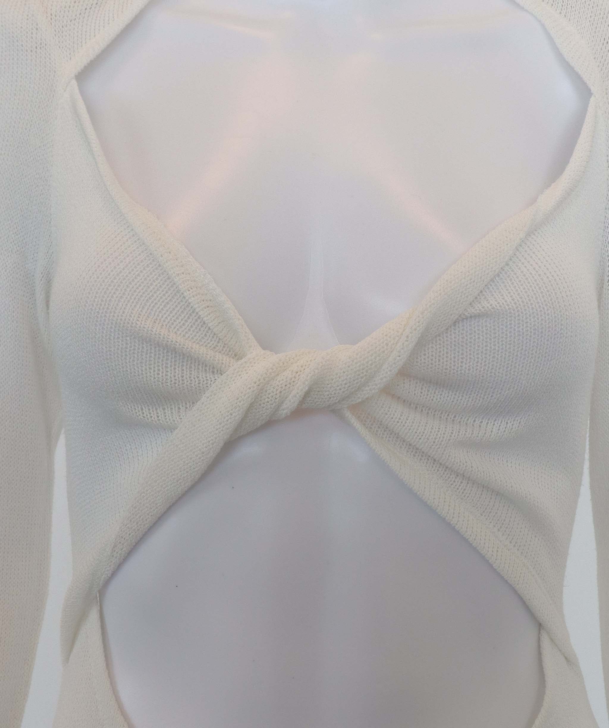 Cover up dress Bronx and Banco white ASC7158