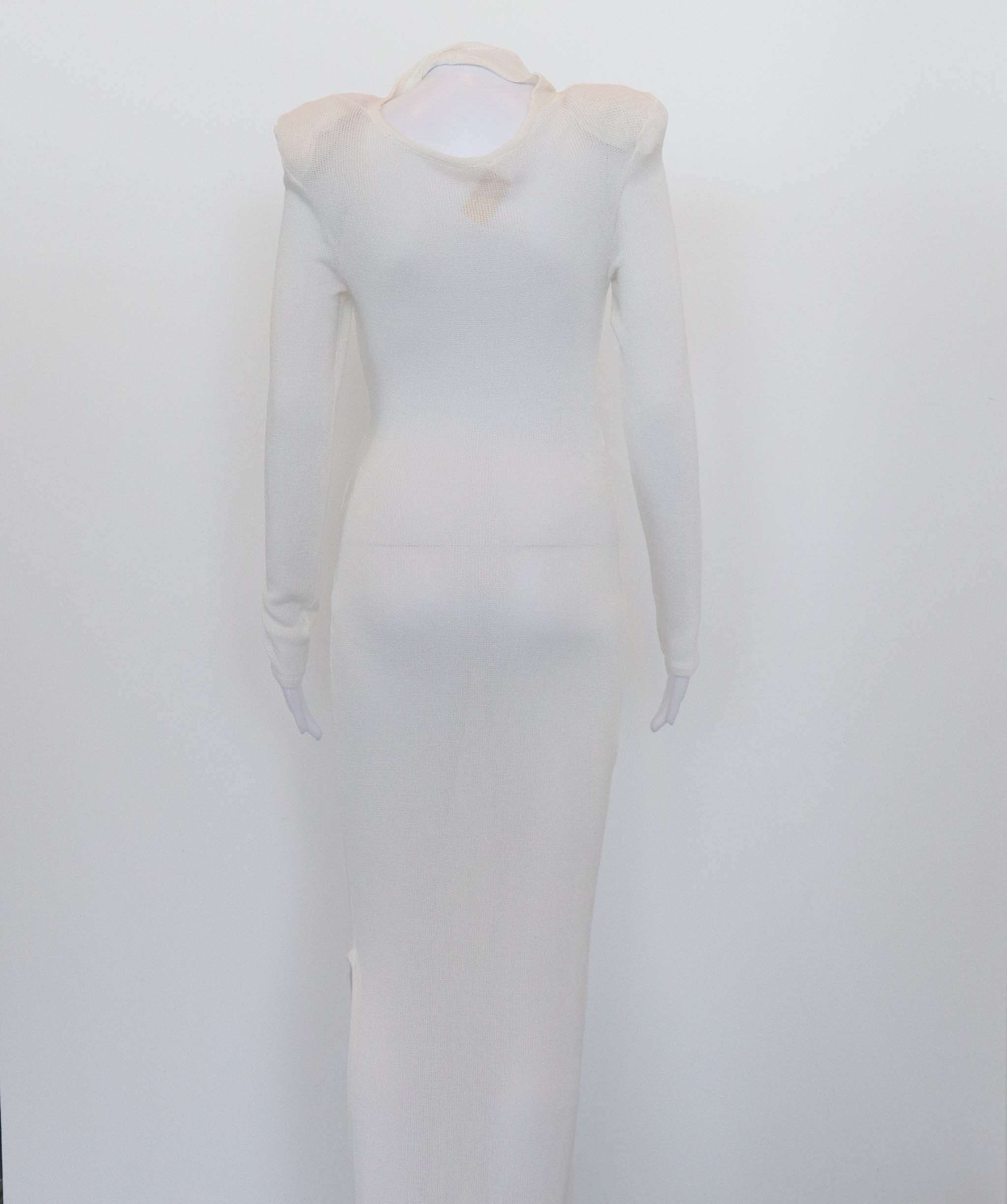 Cover up dress Bronx and Banco white ASC7158