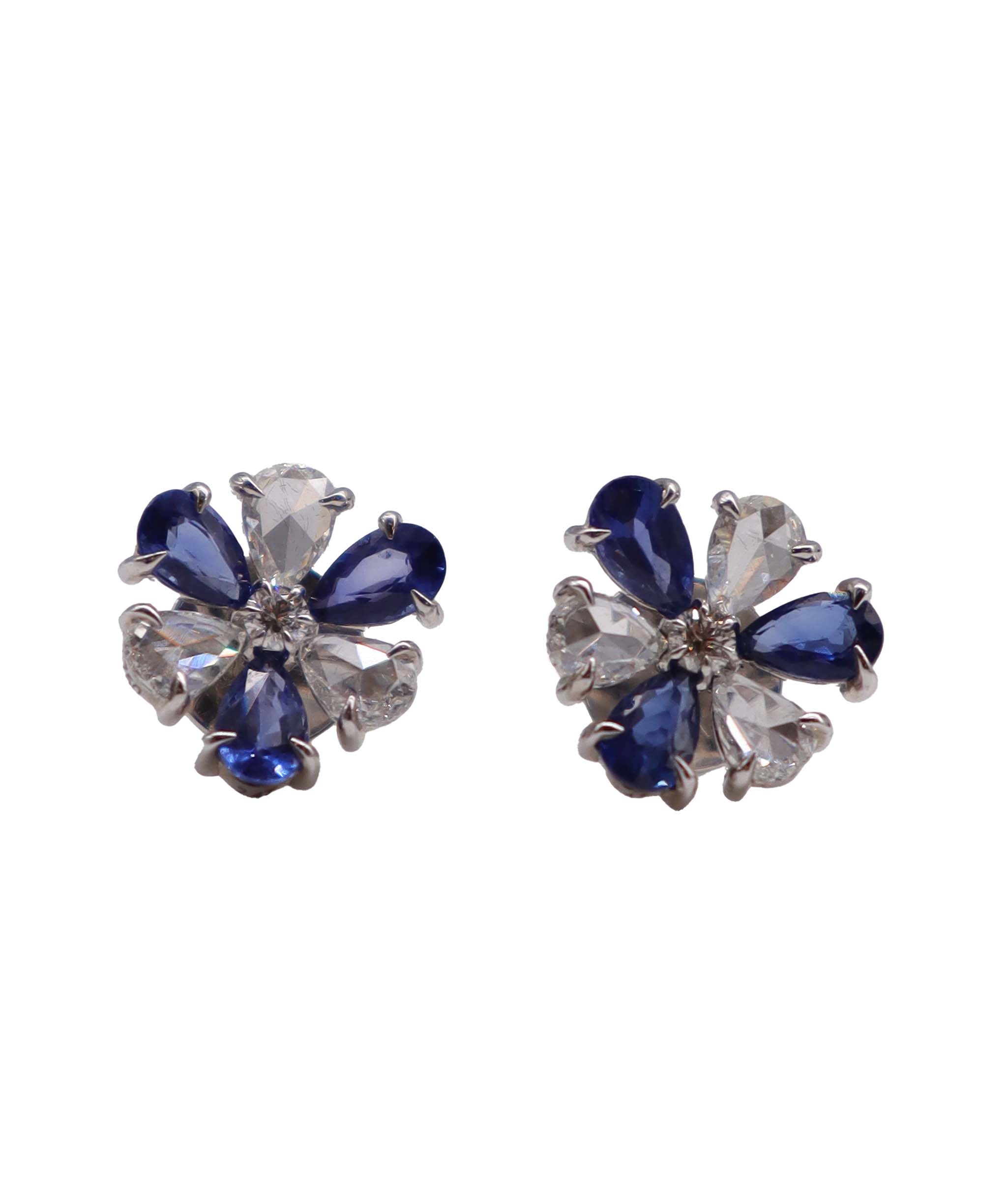 PEAR SHAPE ROSECUT B.S PEAR FULL CUT SMALL DIAMONDS   E6289