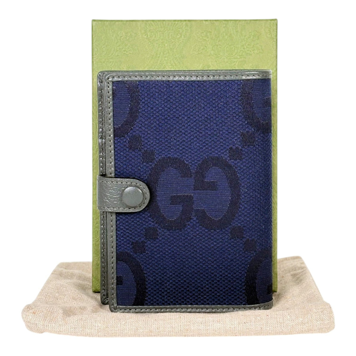 Gucci Blue Passport Holder Wallet