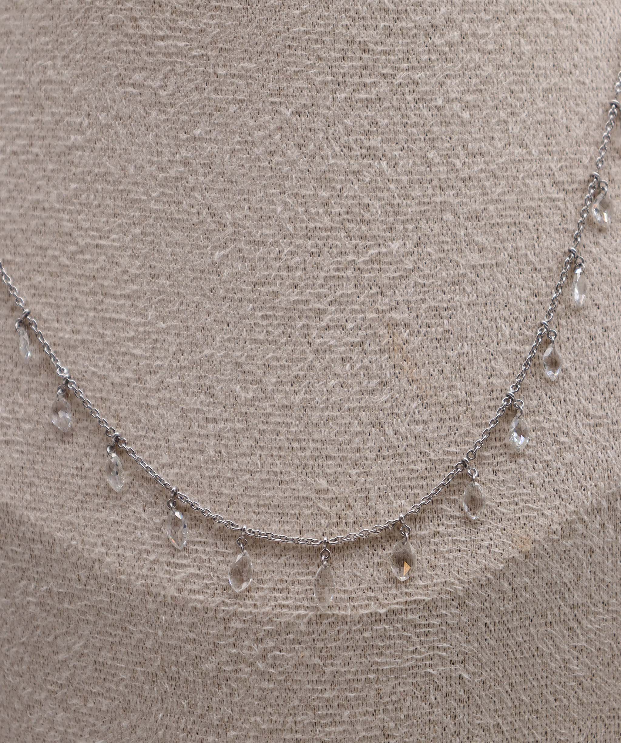 WHITE Marquise ROSECUT C9657