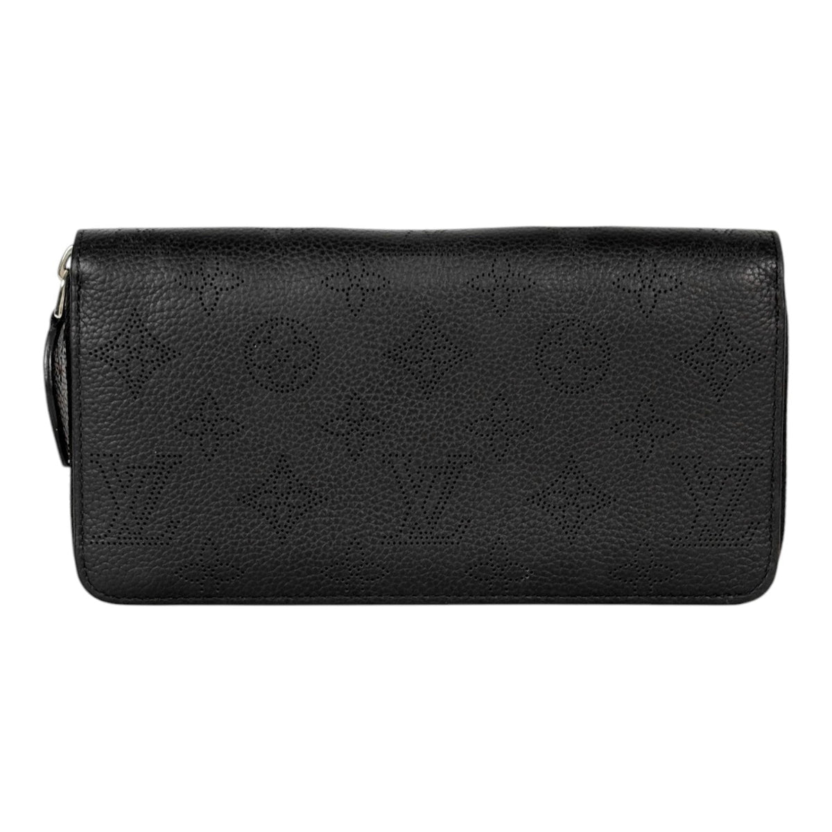 Louis Vuitton Black Long Zip Wallet
