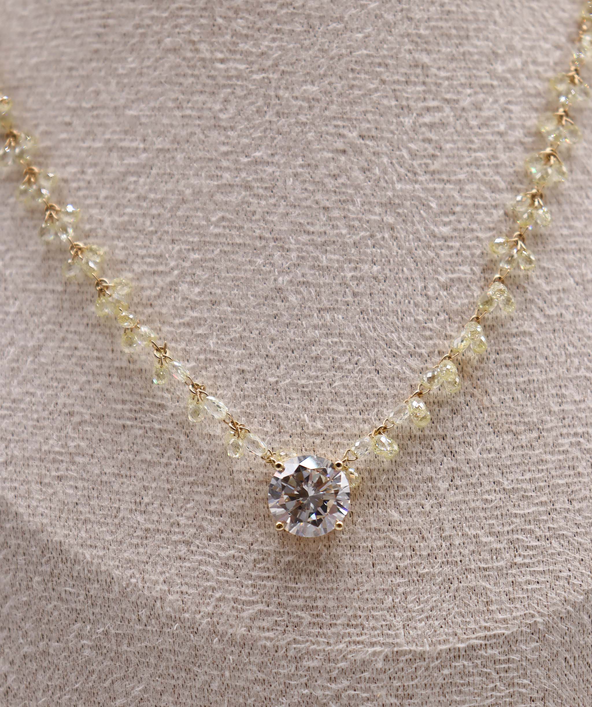 NECKLACE  GOLD WT 2.746 DIA WT  22.740  GEM WT 7.294 JR-NK84-A