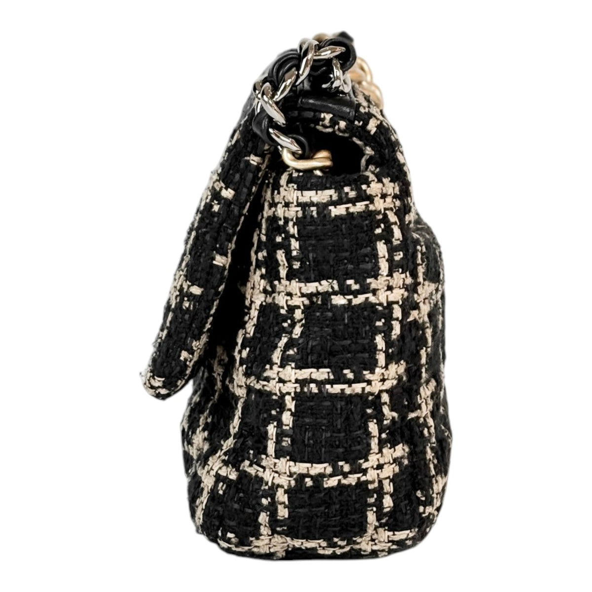 Chanel 19 Small Black Tweed Bag