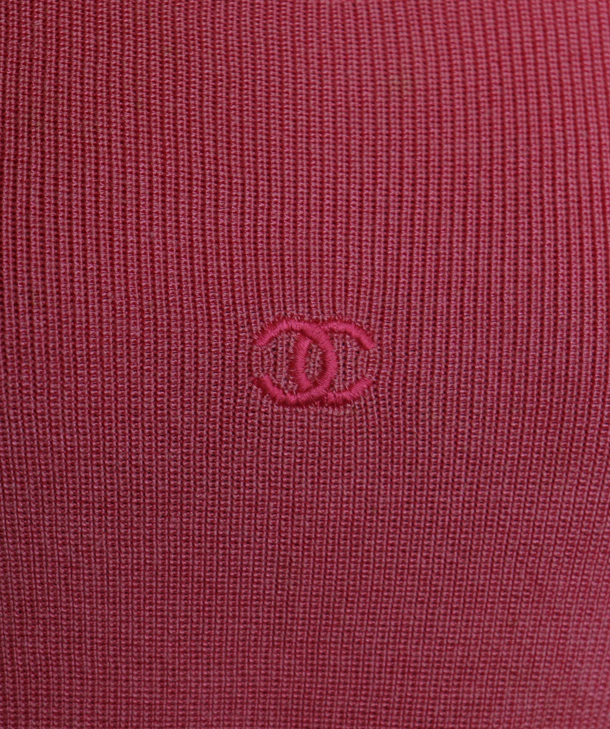 Chanel hot pink vintage cc t shirt  DXBV0866