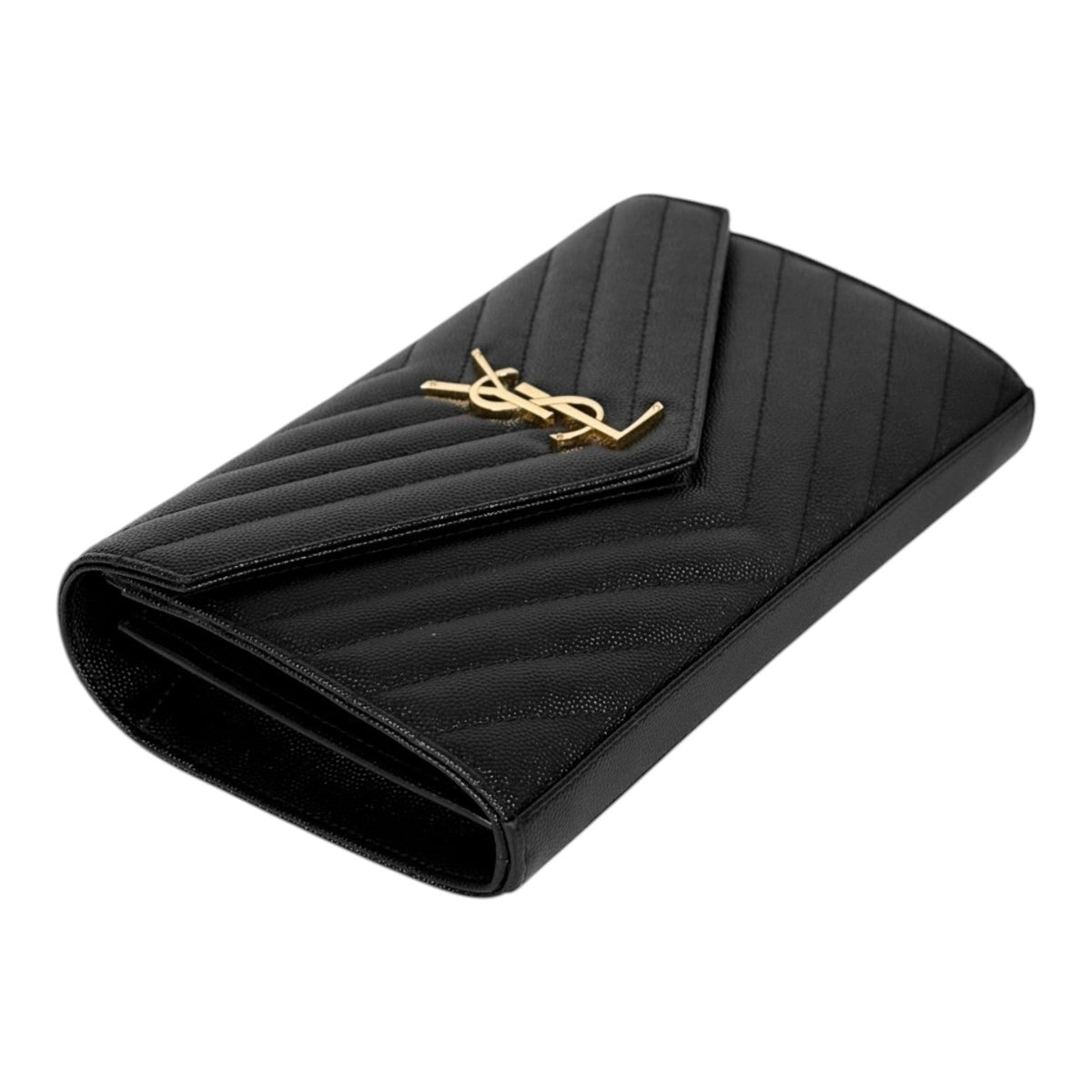 YSL Black Envelope WOC Bag