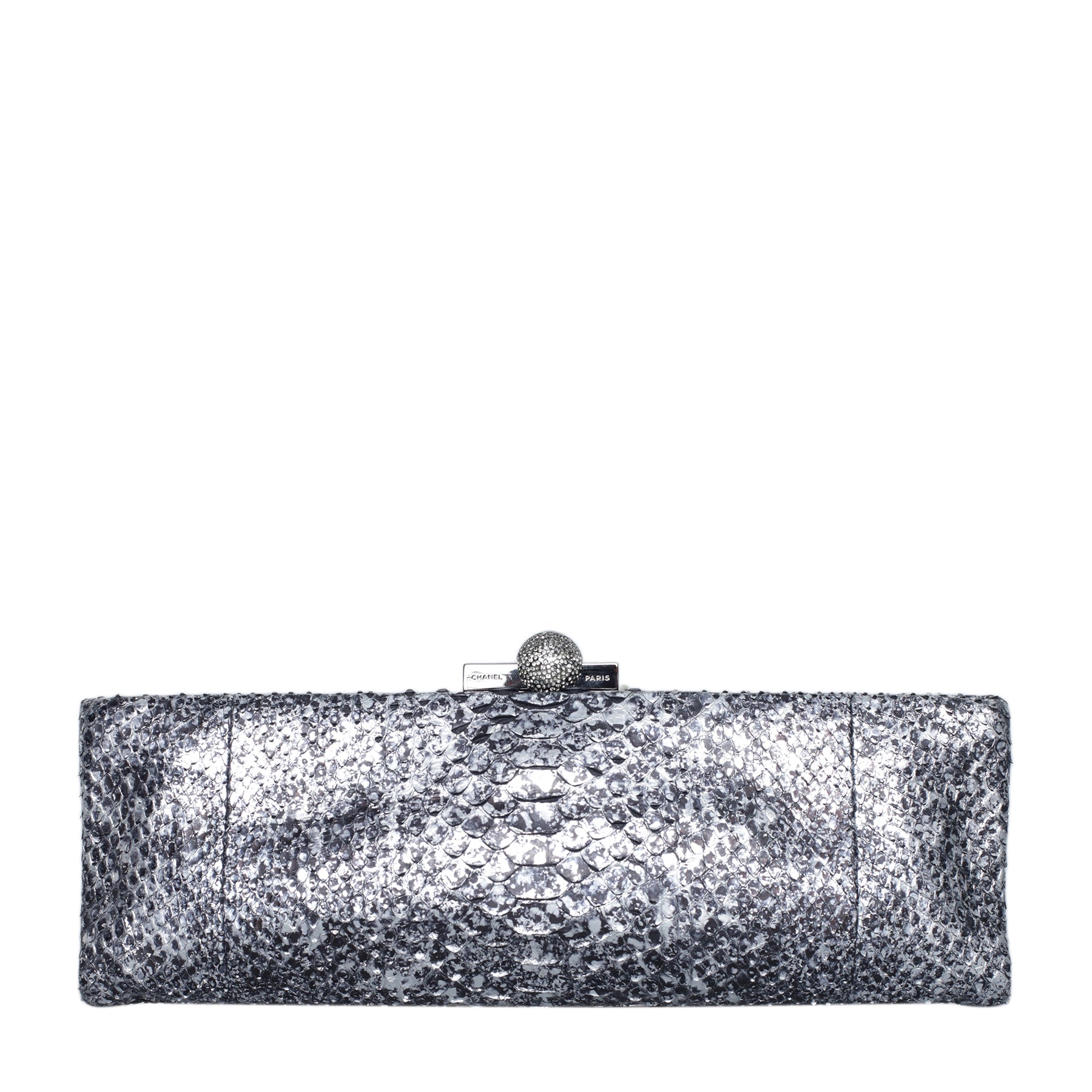 Chanel Metallic Python Clutch CHA11777B