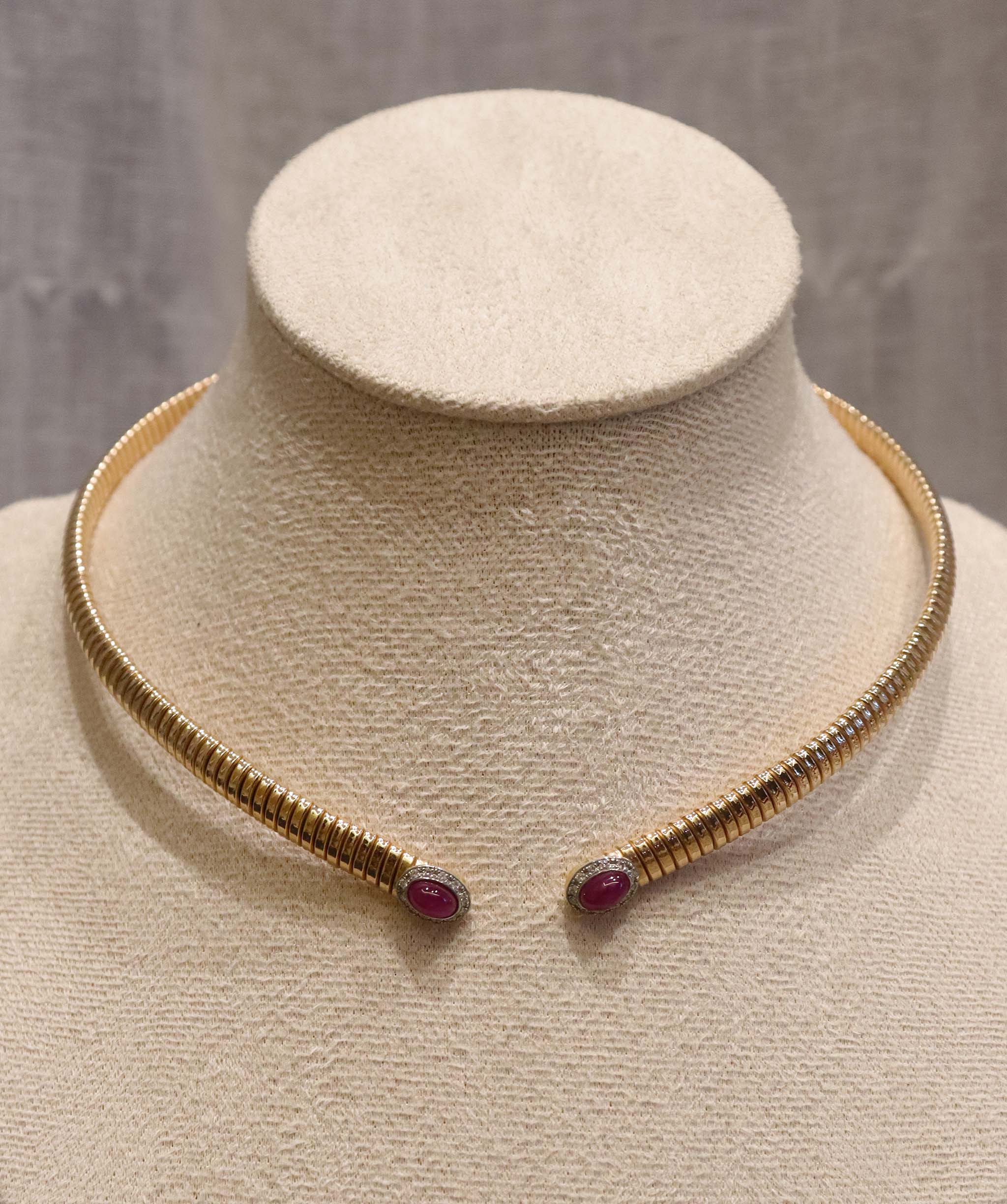 Rose gold ruby tubogas AGC3683