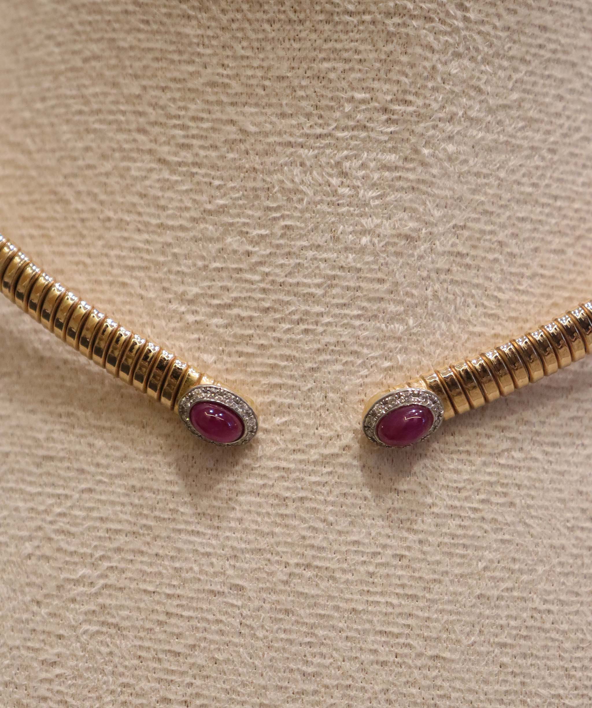 Rose gold ruby tubogas AGC3683