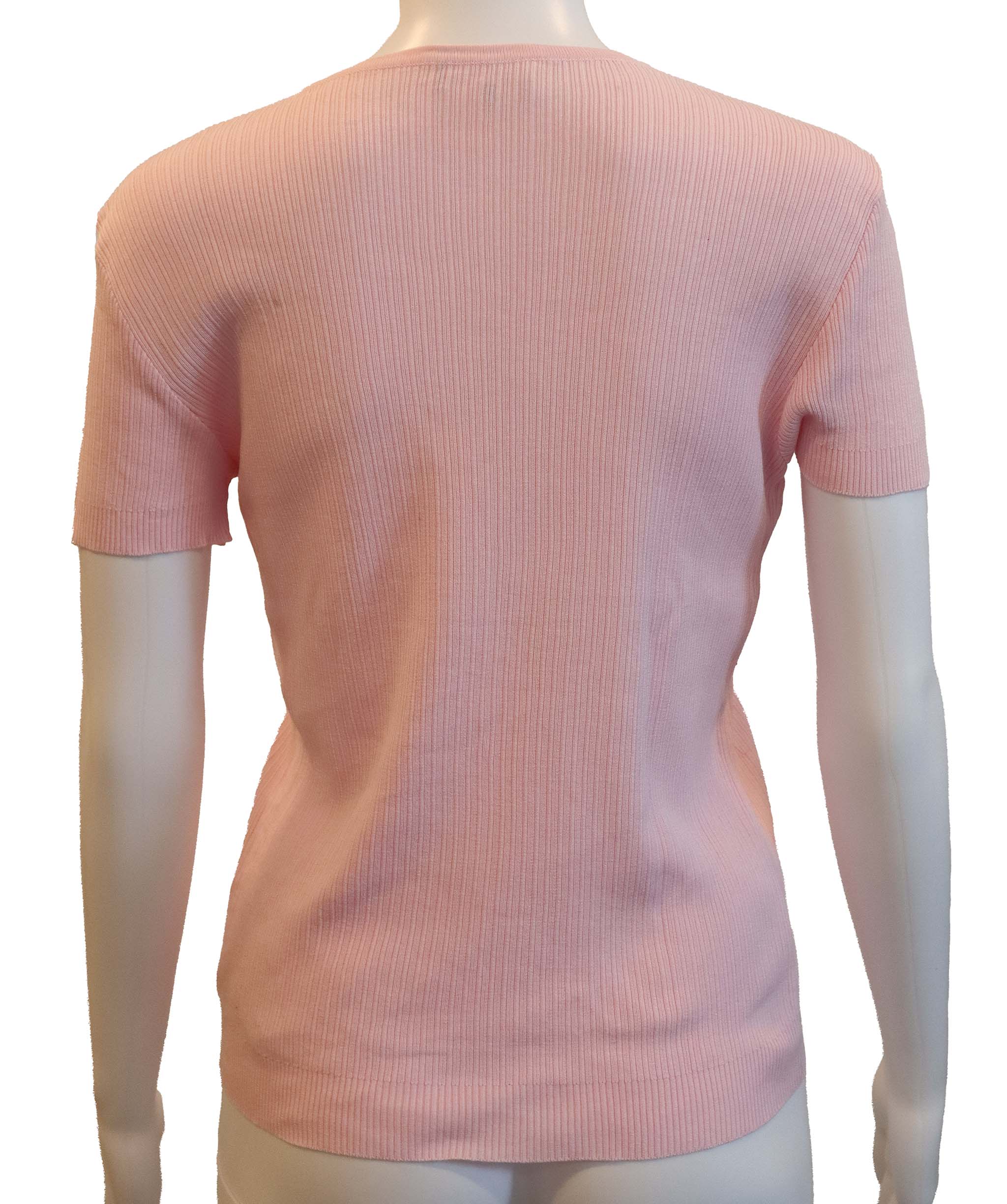 Chanel Pink Knit Top  size 42 DXBCS0753