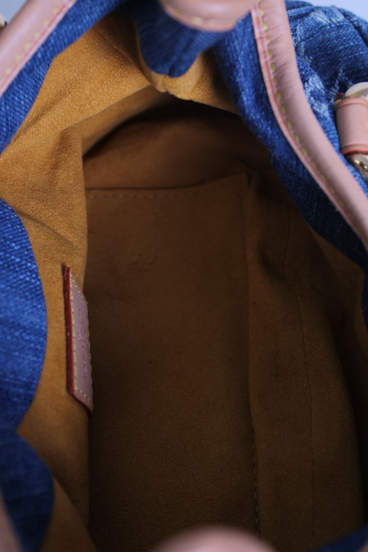 Louis Vuitton Mini Pleaty & Pouch Bag Denim